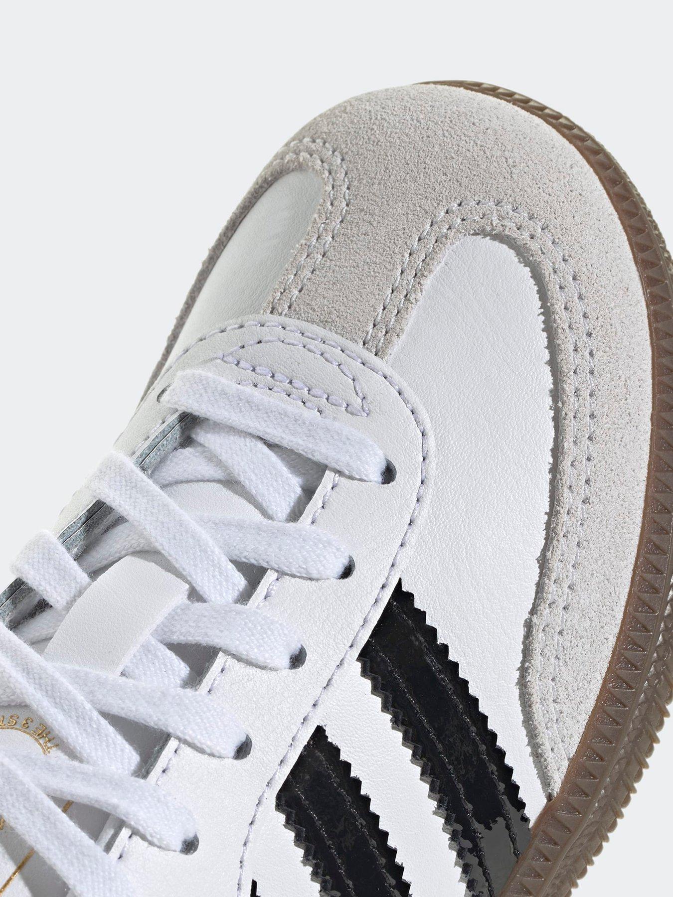 Image 7 of 7 of adidas Originals Kids Samba OG Trainers - White/black