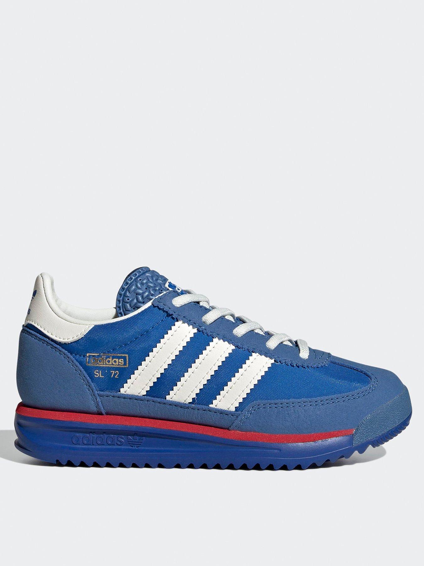 Adidas Originals Kids Sl 72 Rs Elastic Trainers - Blue