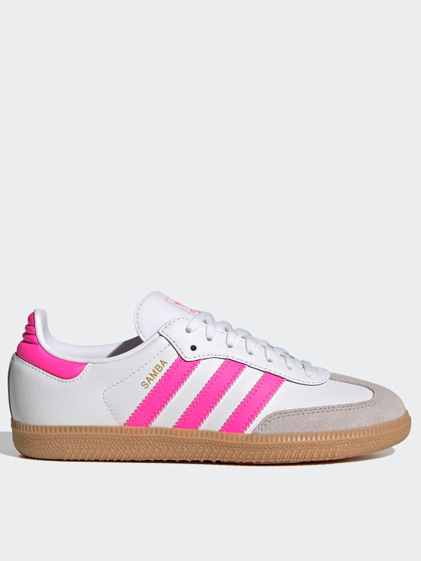adidas Originals Junior Samba OG Trainers - White/pink