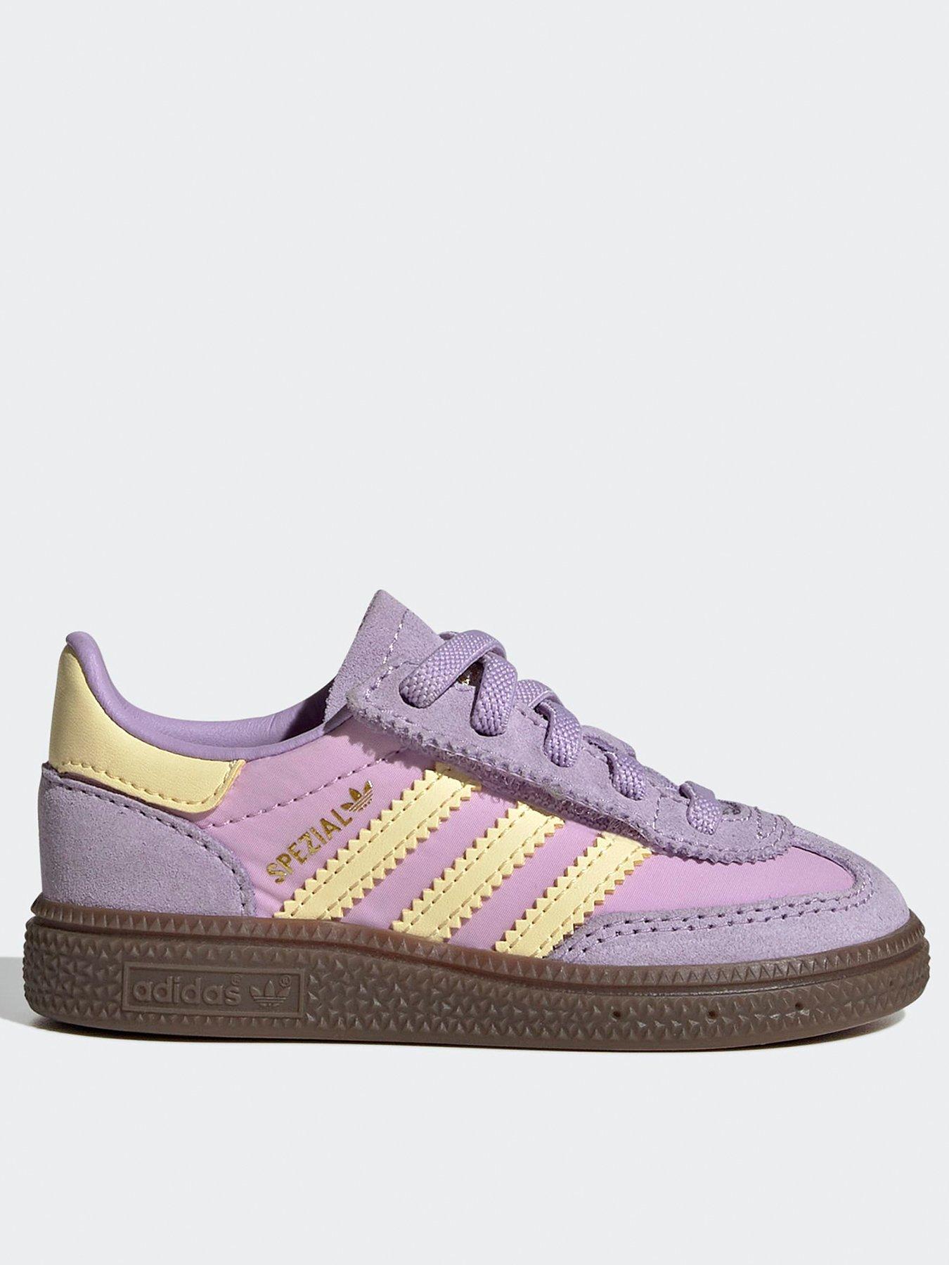 adidas Originals Infant Handball Spezial Elastic Trainers - Purple
