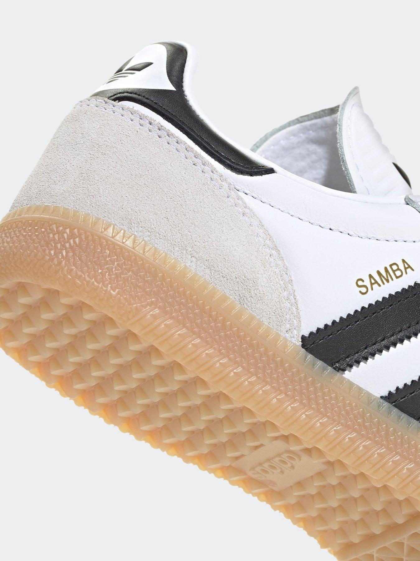 Image 6 of 7 of adidas Originals Junior Samba Jp Trainers - White/black