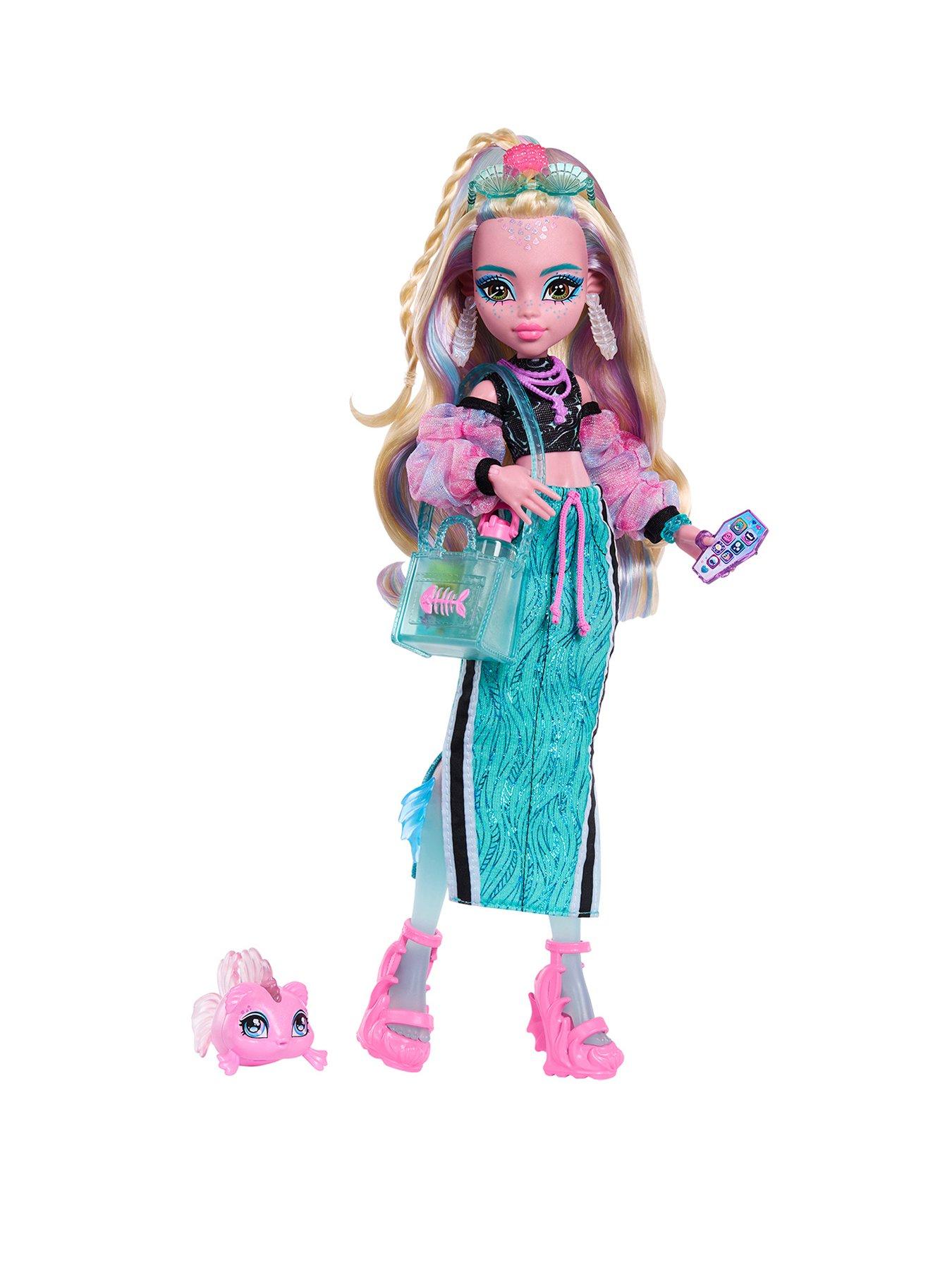 Monster High Monster High Lagoona Blue Fashion Doll in Maxi Skirt with Pet Neptuna and 7 Accessories