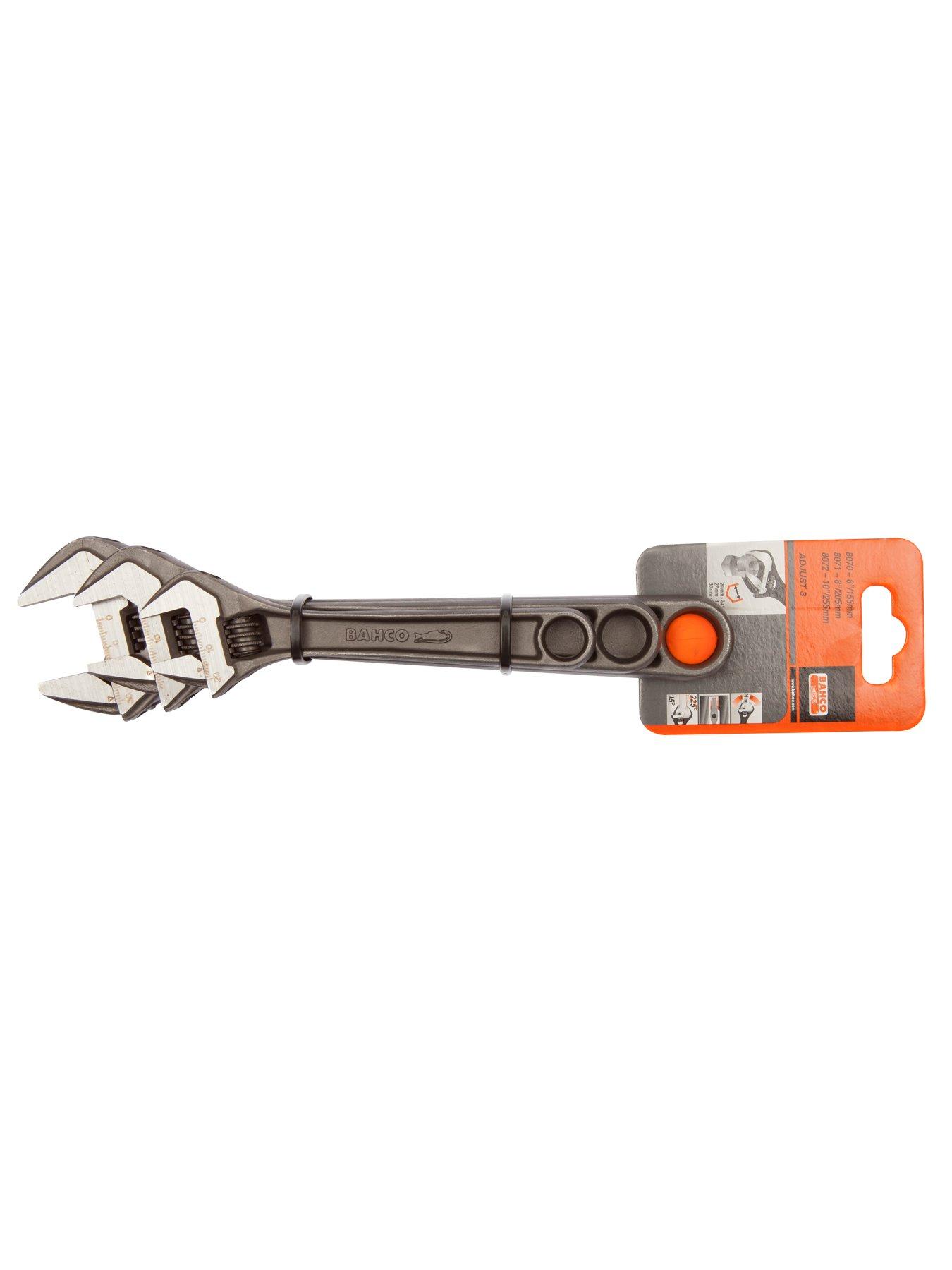 Image 2 of 4 of Bahco Adjustable Wrench Set (8070/71/72), 3 Piece