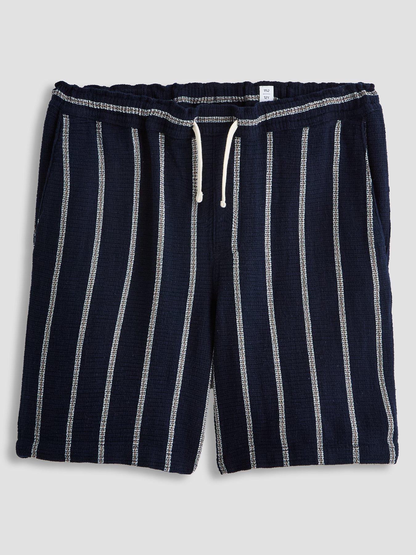 Jack & Jones Junior Boys Stripe Co-Ord Shorts - Sky Captain