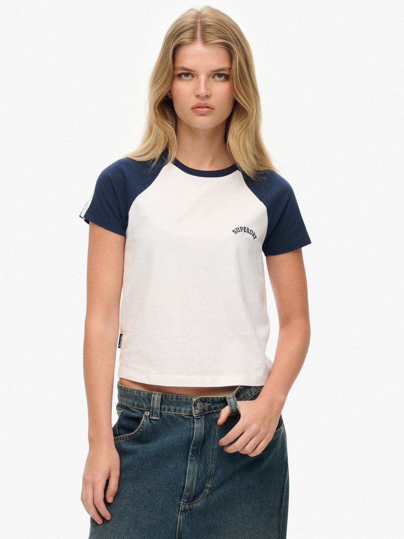 Superdry Essential Logo Retro Tee -  White