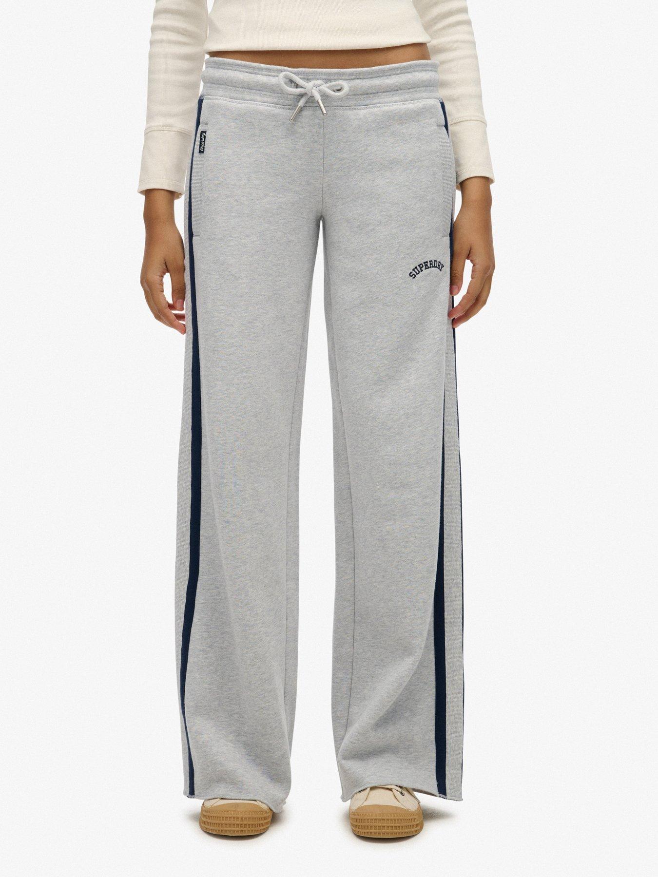 Superdry Essential Logo Straight Jogger - Glacier Grey Marl