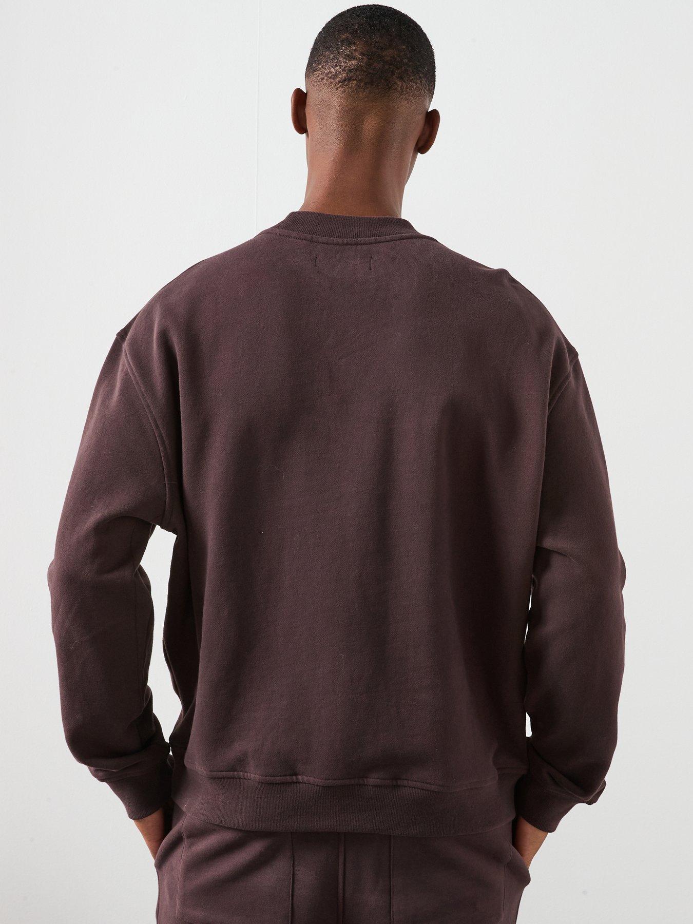 AllSaints All Saints Asher Crew Neck Sweat Top - Brown | Very