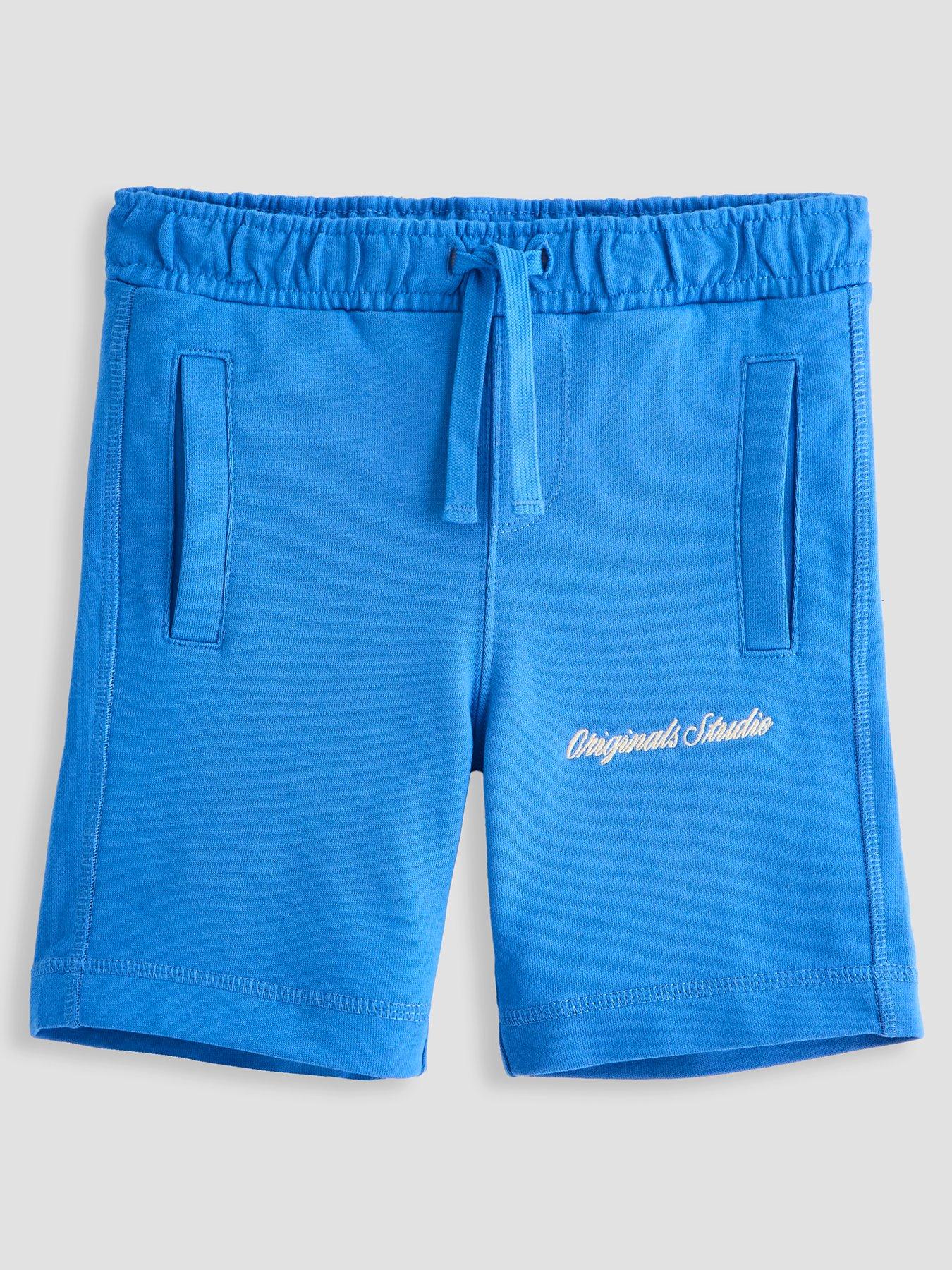 Image 1 of 4 of Jack & Jones Mini Younger Boys Originals Studio Co-Ord Sweat Shorts - Marina