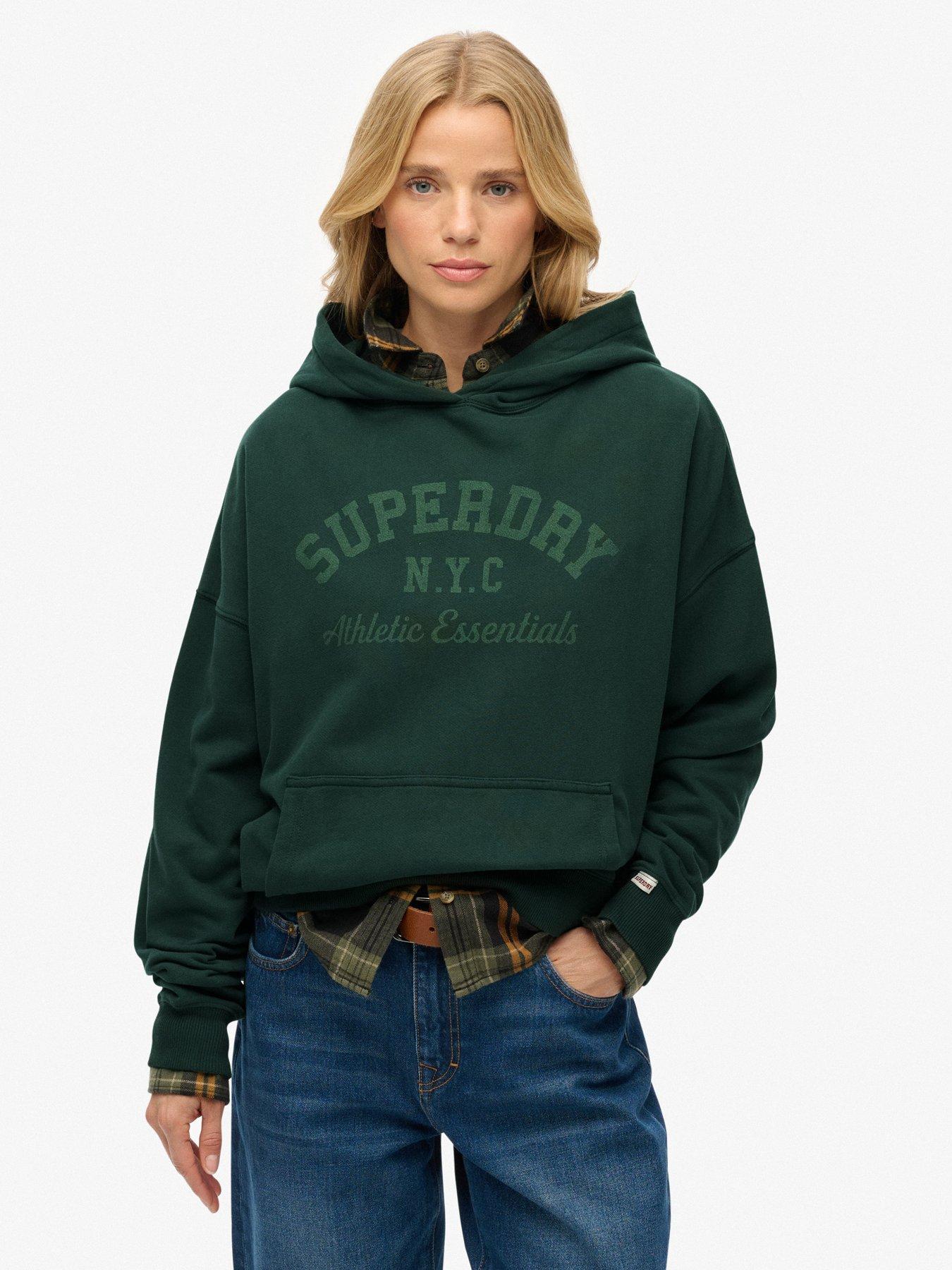 Women's Green Hoodies Sweatshirts Very