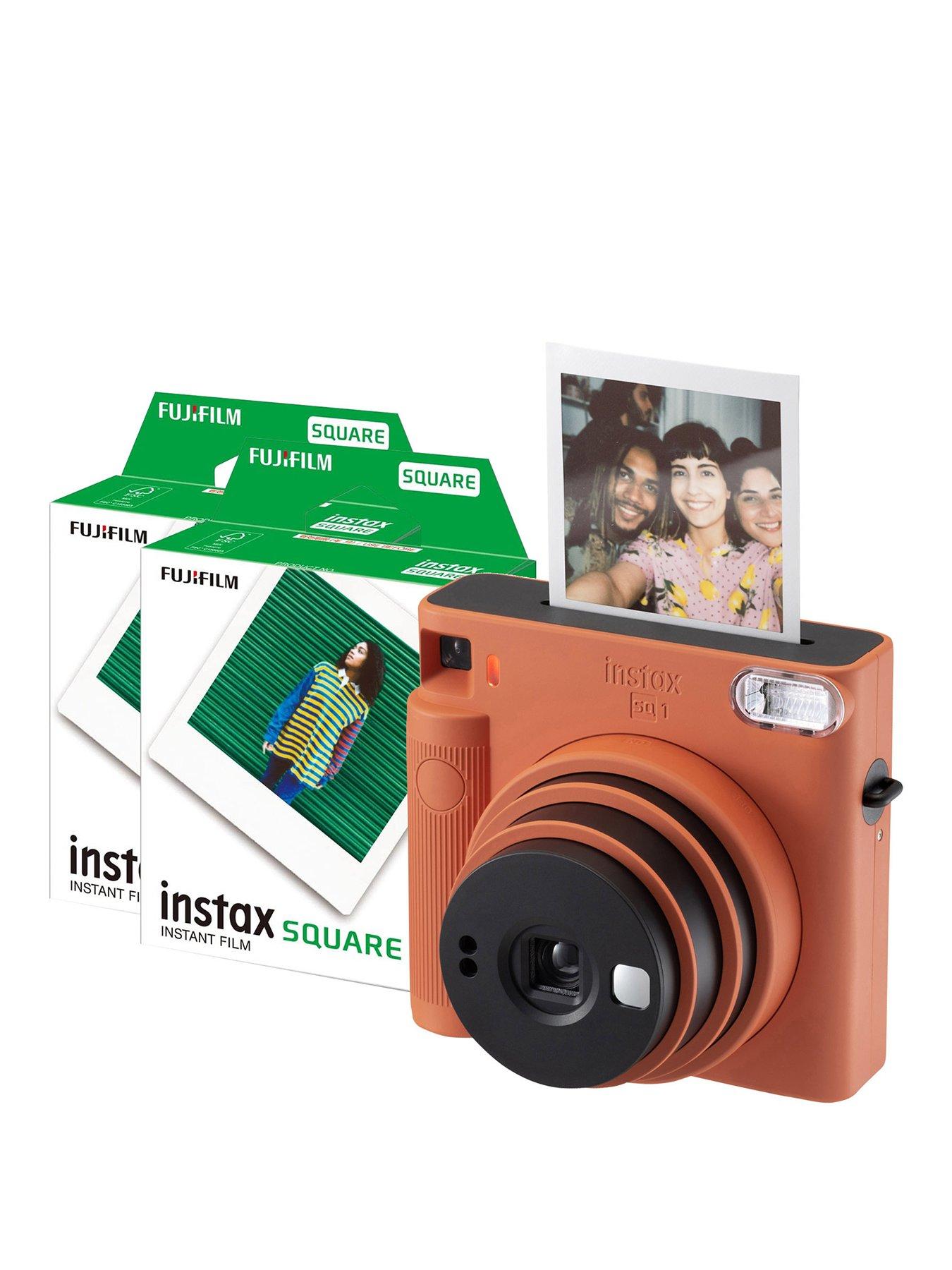 Fujifilm Instax Square SQ1 Instant Camera - Terracotta Orange - Camera + 20 Shot Pack