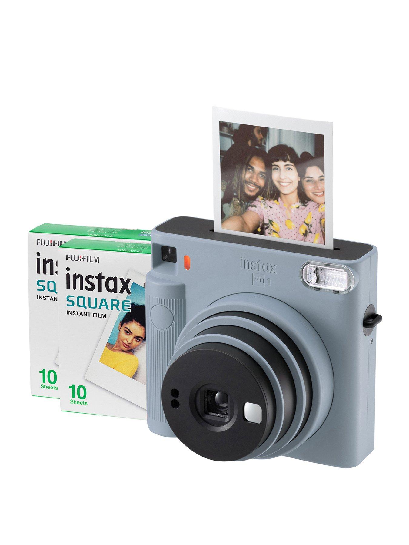 Fujifilm Instax Square SQ1 Instant Camera - Glacier Blue - Camera + 20 Shot Pack