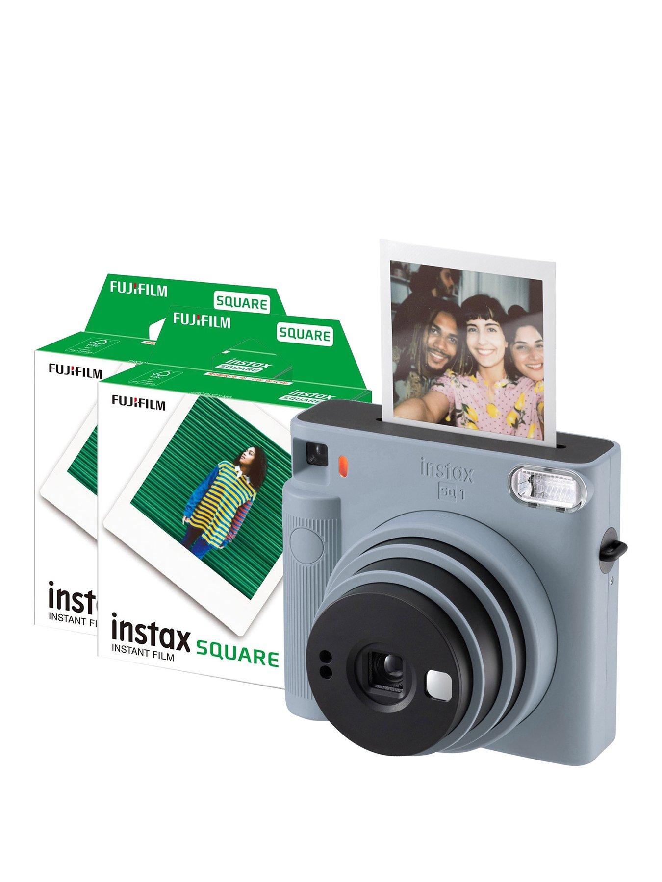 Fujifilm Instax Square SQ1 Instant Camera - Glacier Blue - Camera + 20 Shot Pack