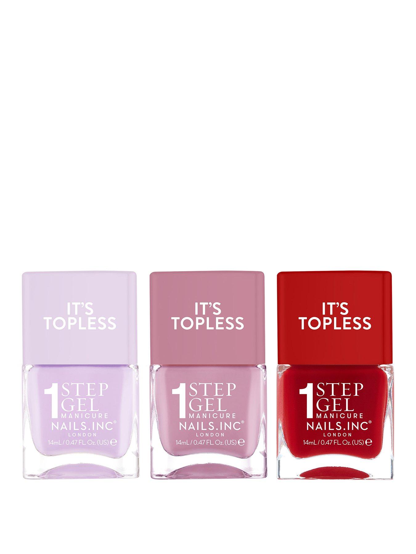 Nails Inc It's Topless Everyday Icons Trio (Value £27), One Colour, Women
