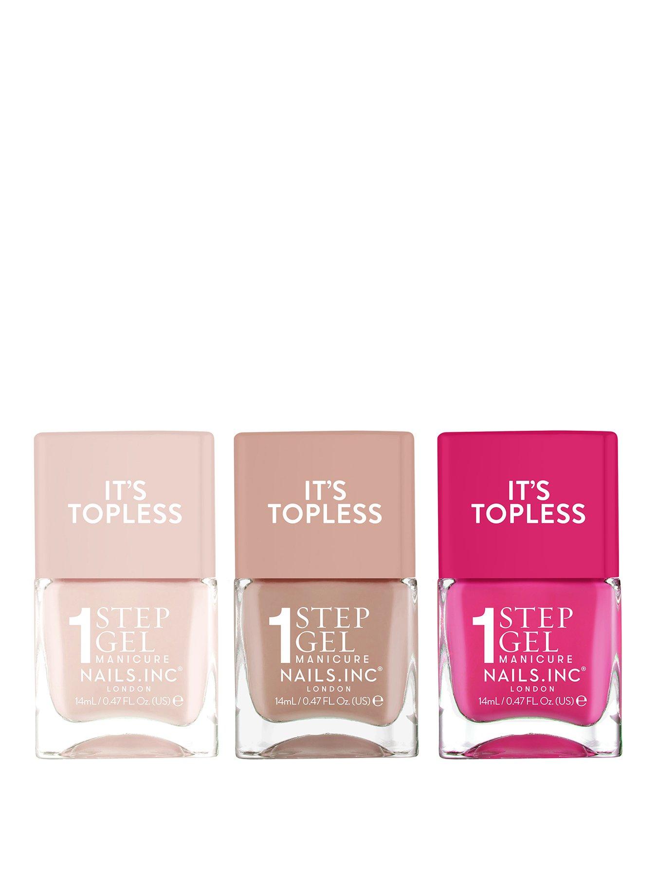Nails Inc It's Topless The Essential Classics Trio (Value £27)