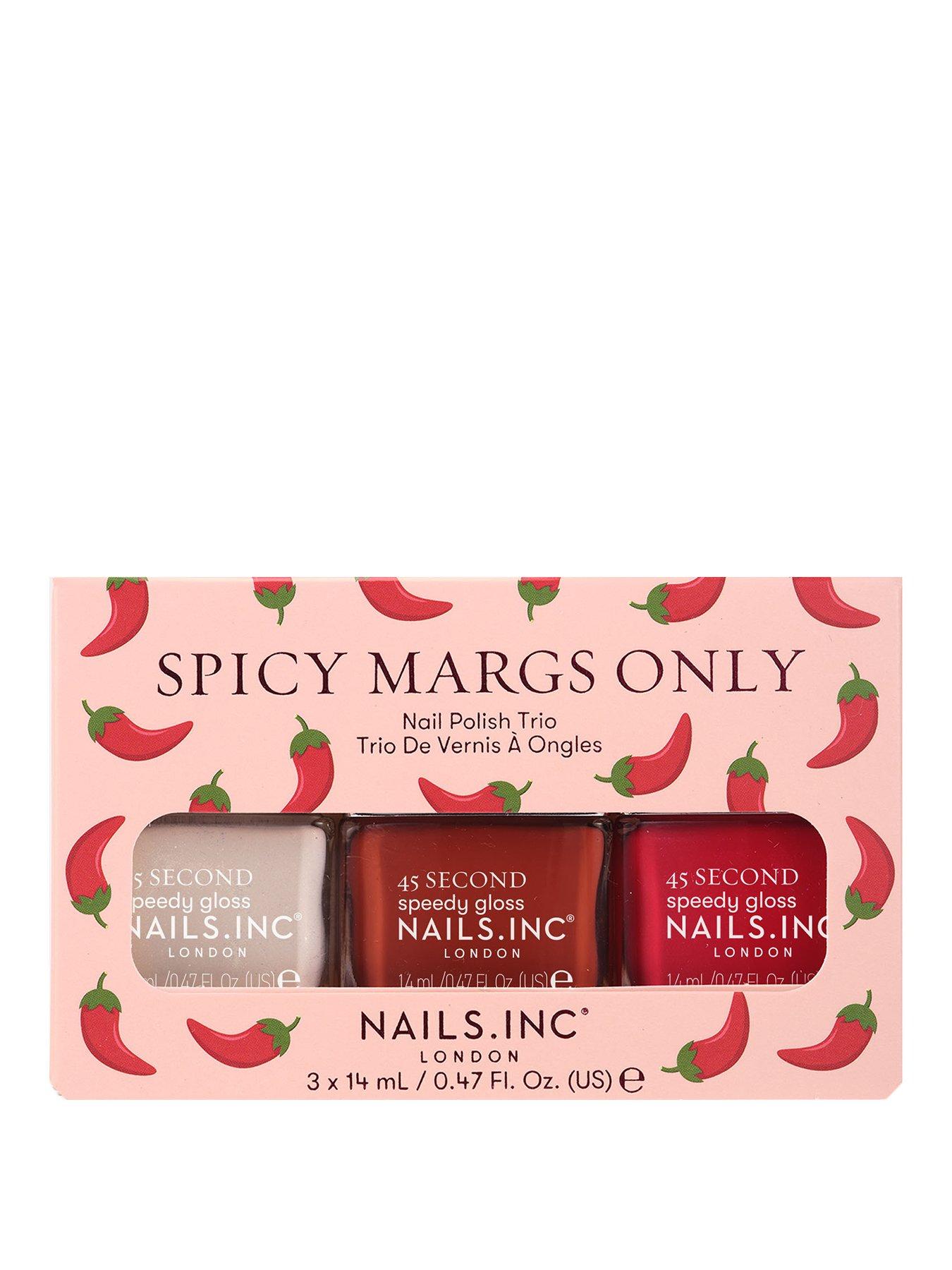 Nails Inc Spicy Margs Only Nail Polish Trio (Value £27)
