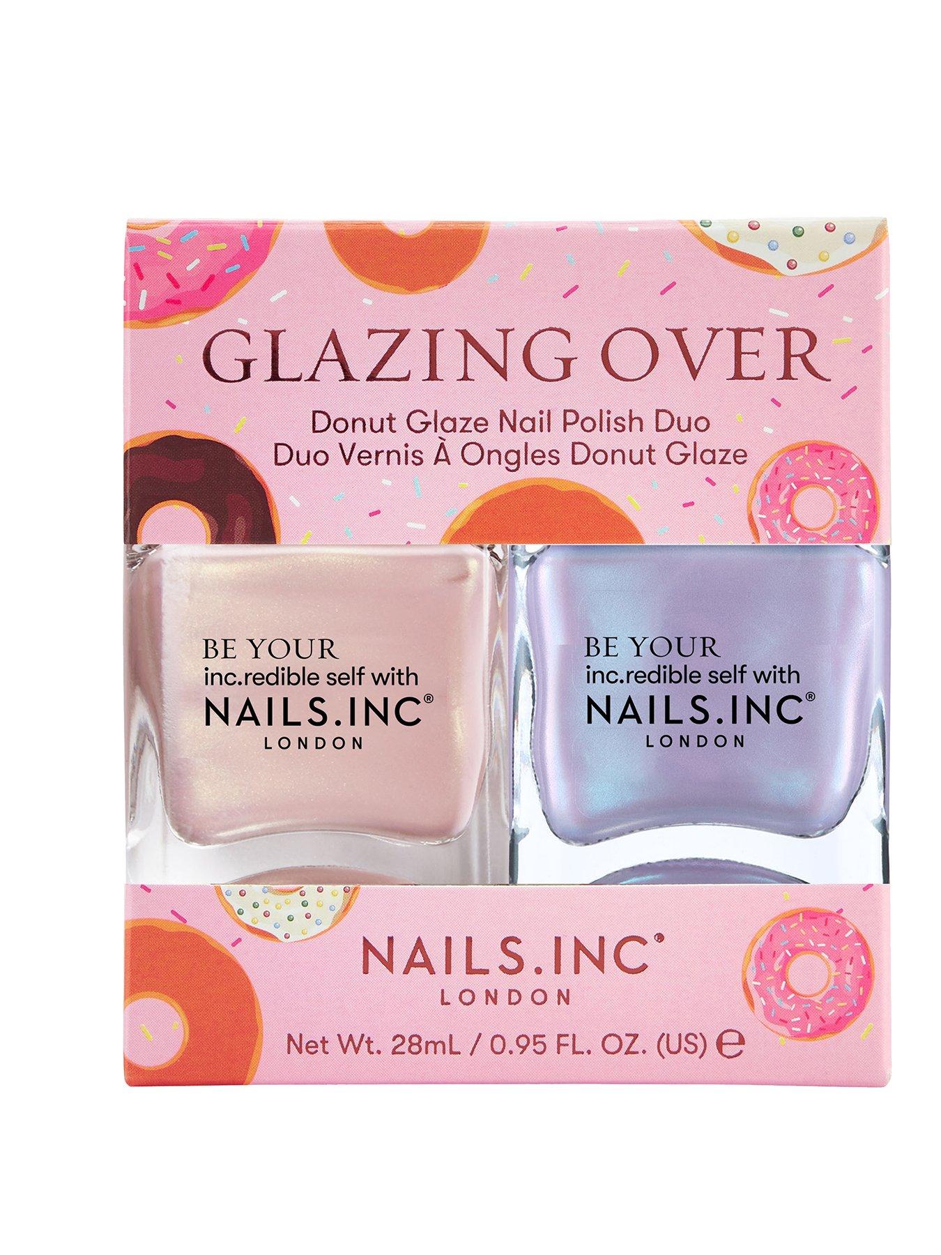 Nails Inc Glazing Over Nail Polish Duo (Value £18)