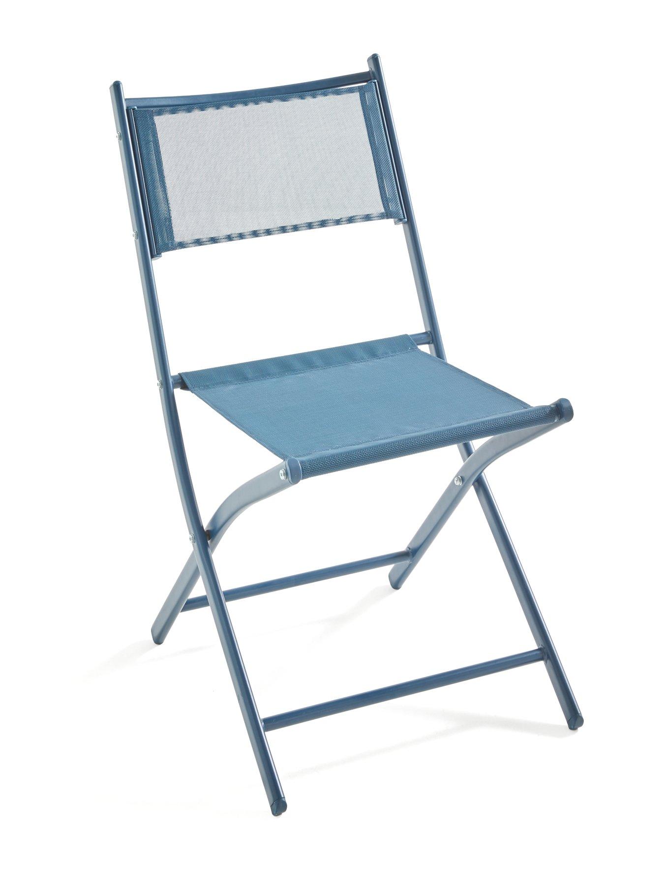Image 4 of 7 of The Very Collection Hawaii 3-Piece Bistro Set Blue