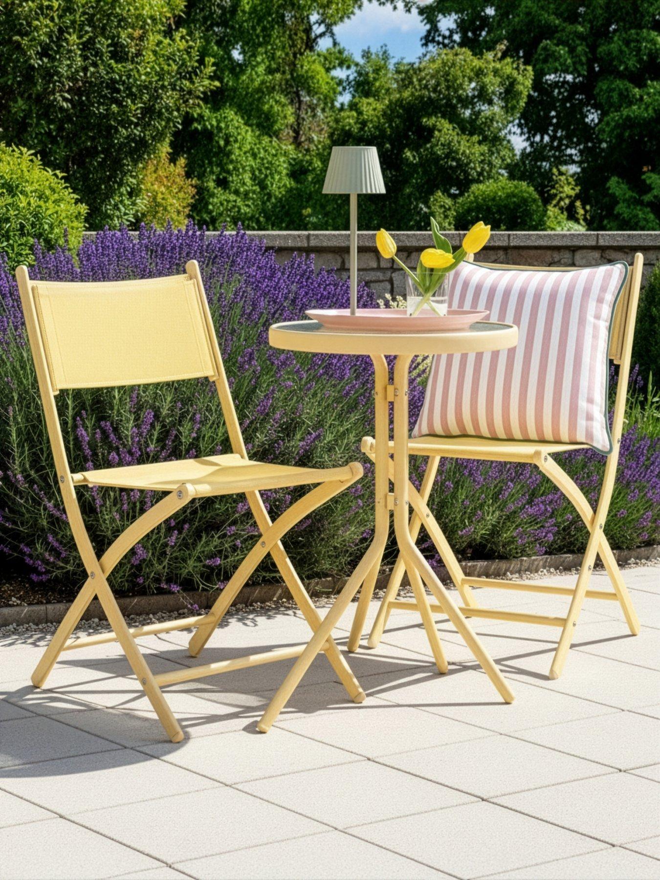 The Very Collection Hawaii 3-Piece Bistro Set - Buttermilk