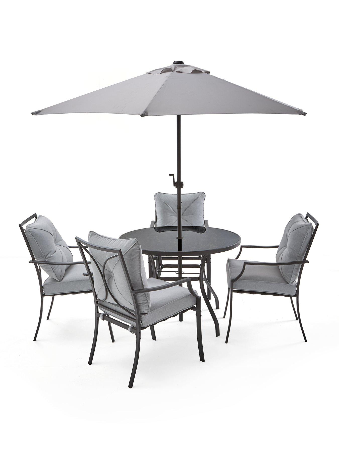 Image 2 of 7 of The Very Collection Seville 6 Piece Cushioned Dining Set