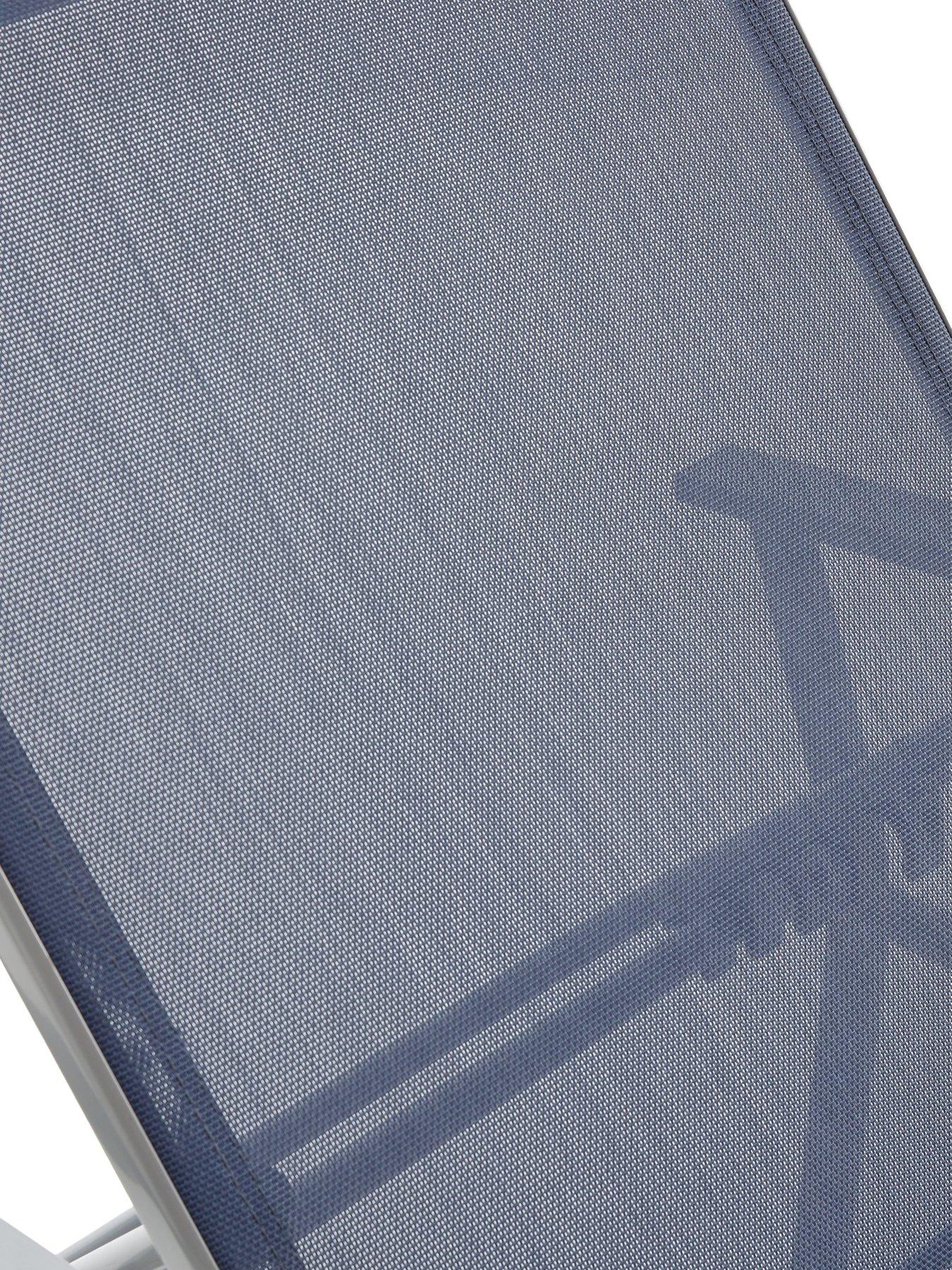 Image 7 of 7 of The Very Collection Set 2 Adjustable Loungers- Navy