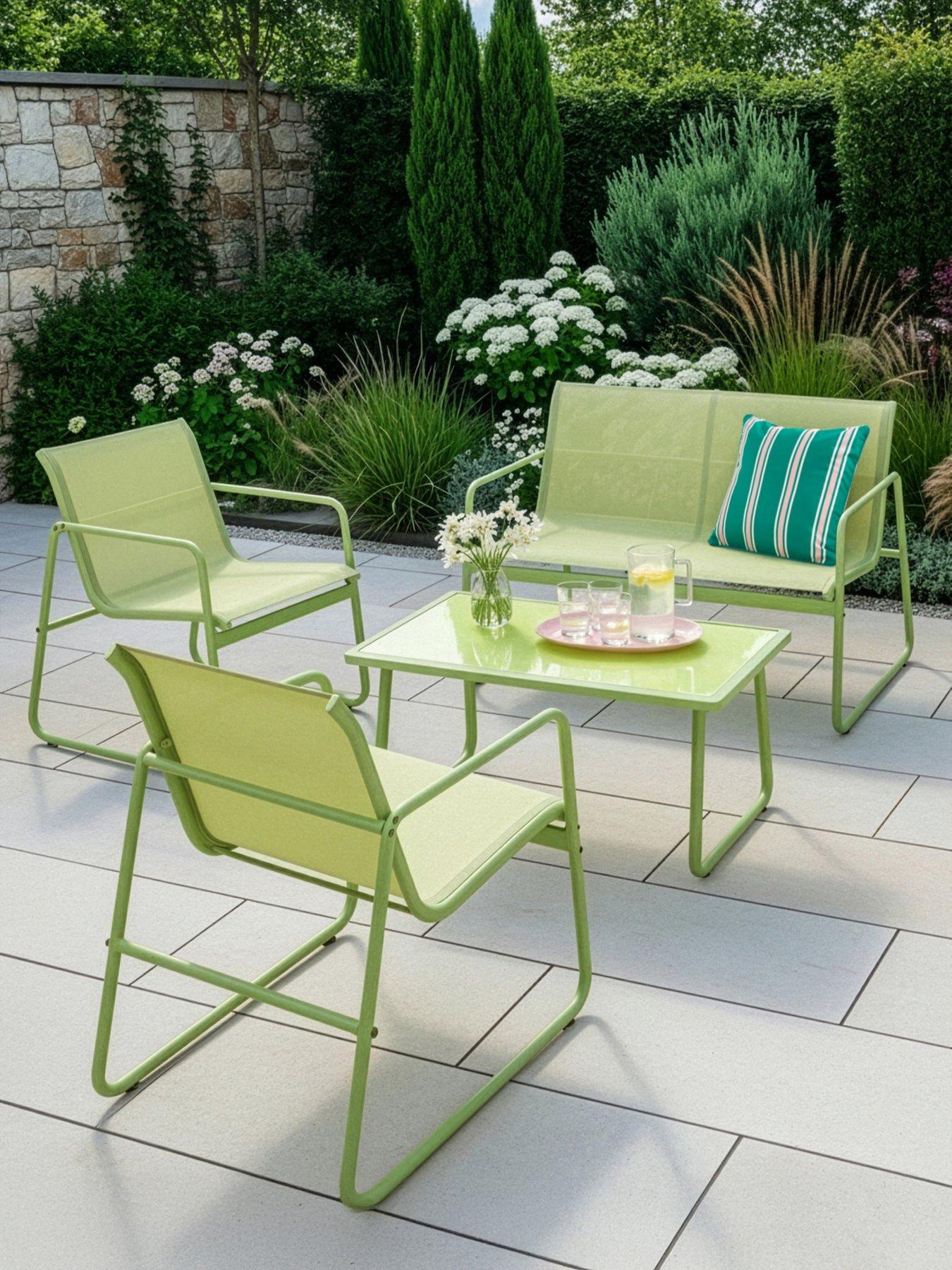 The Very Collection Amalfi Sofa Set- Green