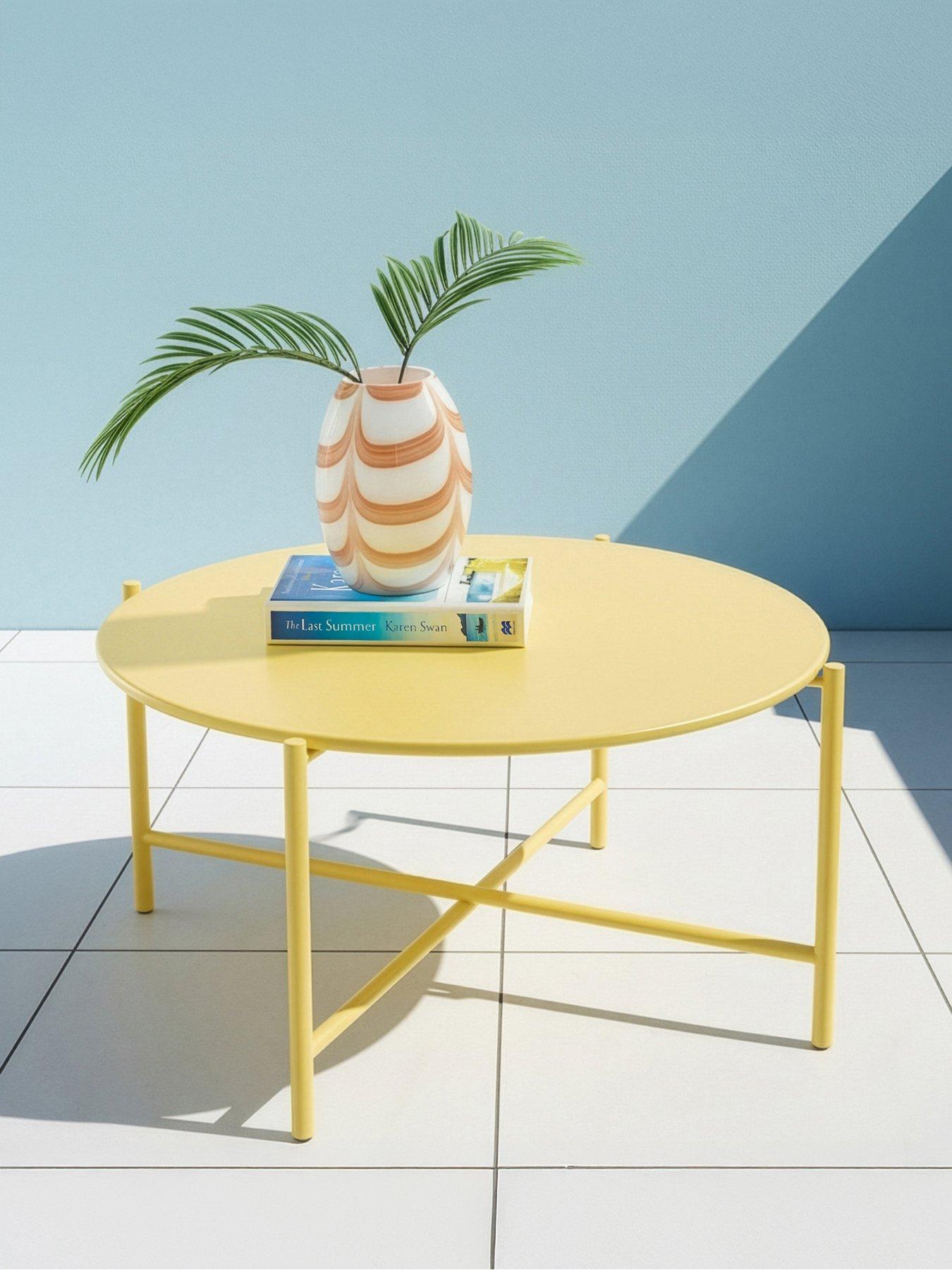 Image 1 of 5 of The Very Collection Palm Springs Table - Buttermilk