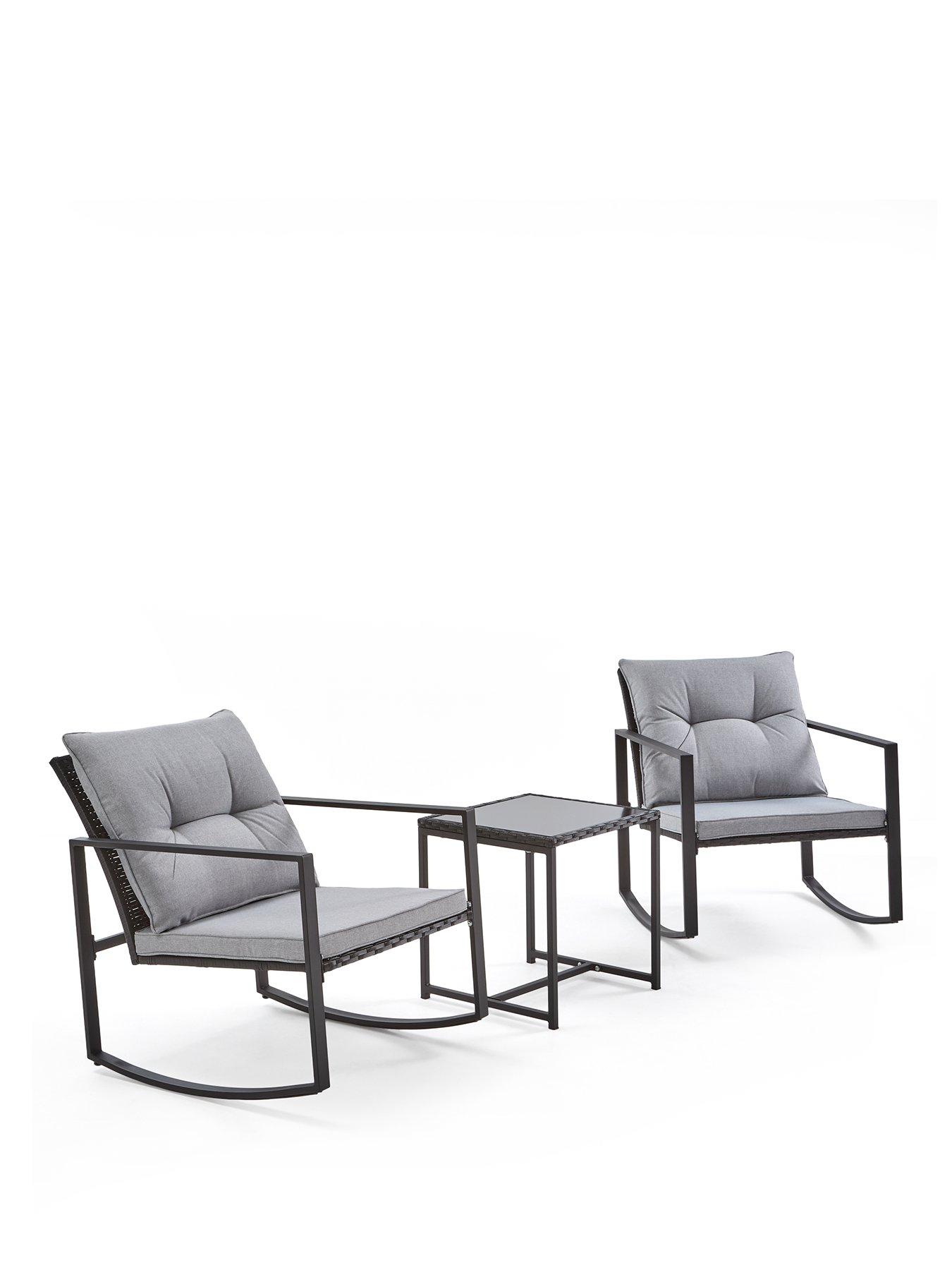 The Very Collection Santa Monica Rocker Set With Padded Seats | Very