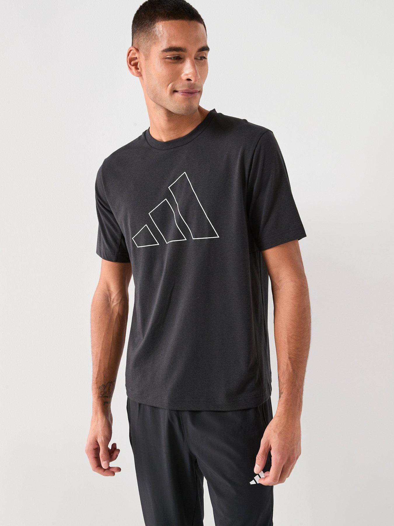 adidas: Mens Training Workout Essentials T-Shirt - Black