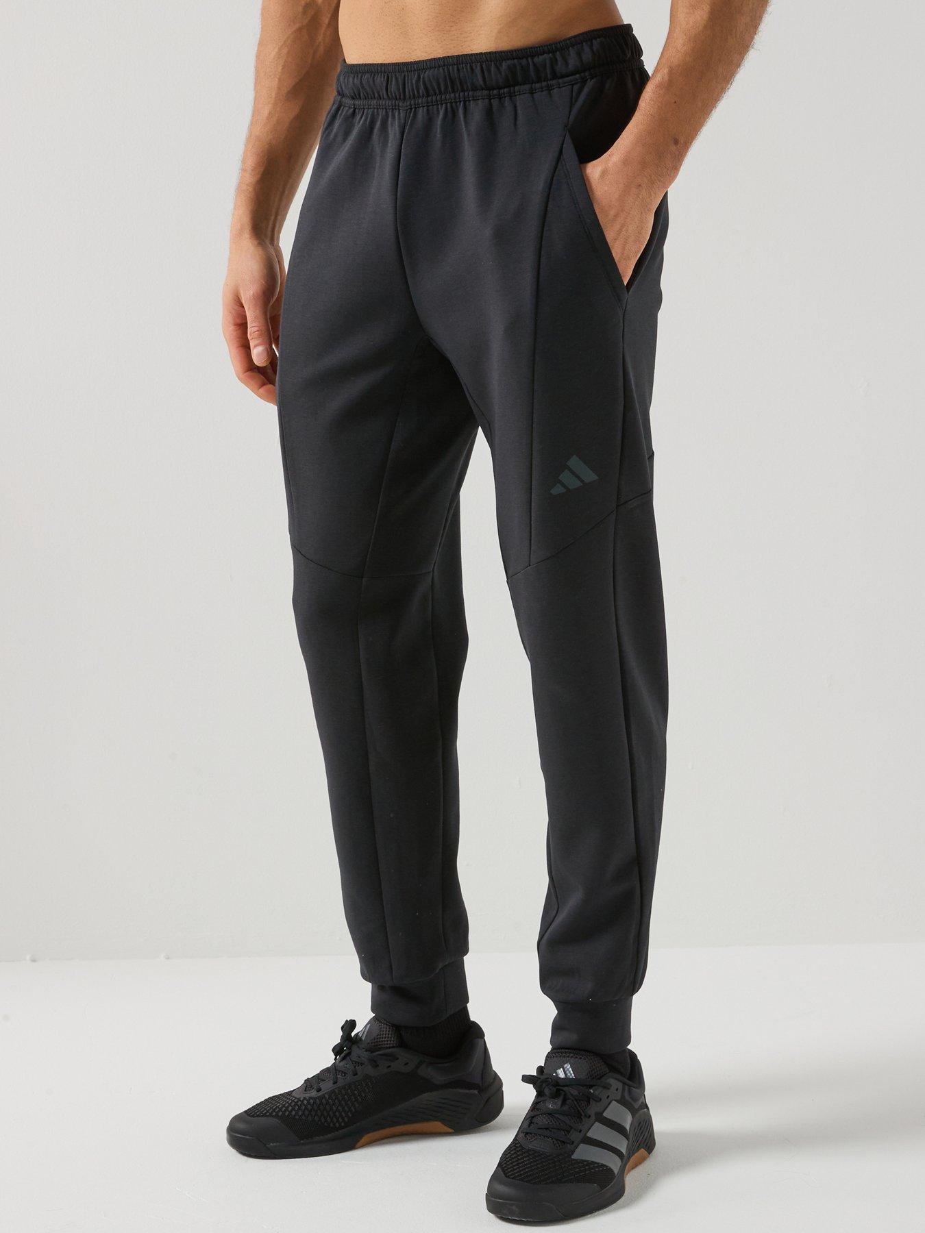 adidas Mens Training D4T Knit Pant, Black, Size S, Men