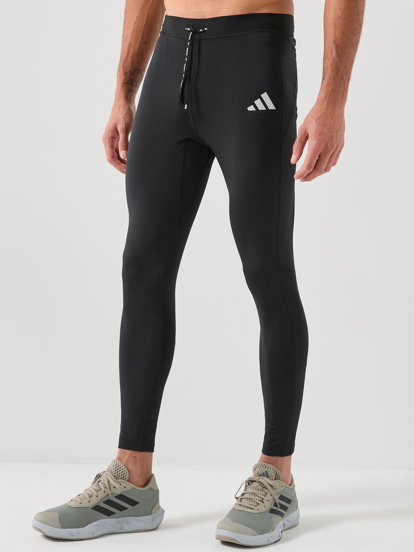 Image 1 of 6 of adidas Mens Running Adi365 Essentials Tights - Black