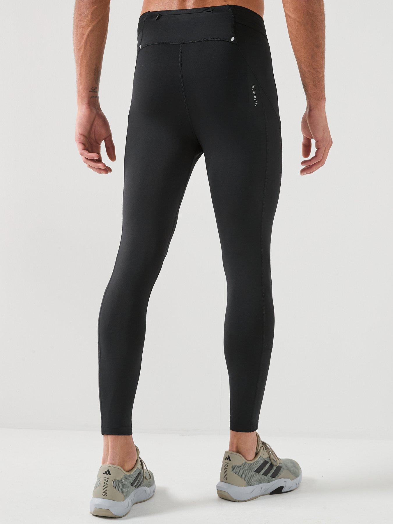 Image 2 of 6 of adidas Mens Running Adi365 Essentials Tights - Black