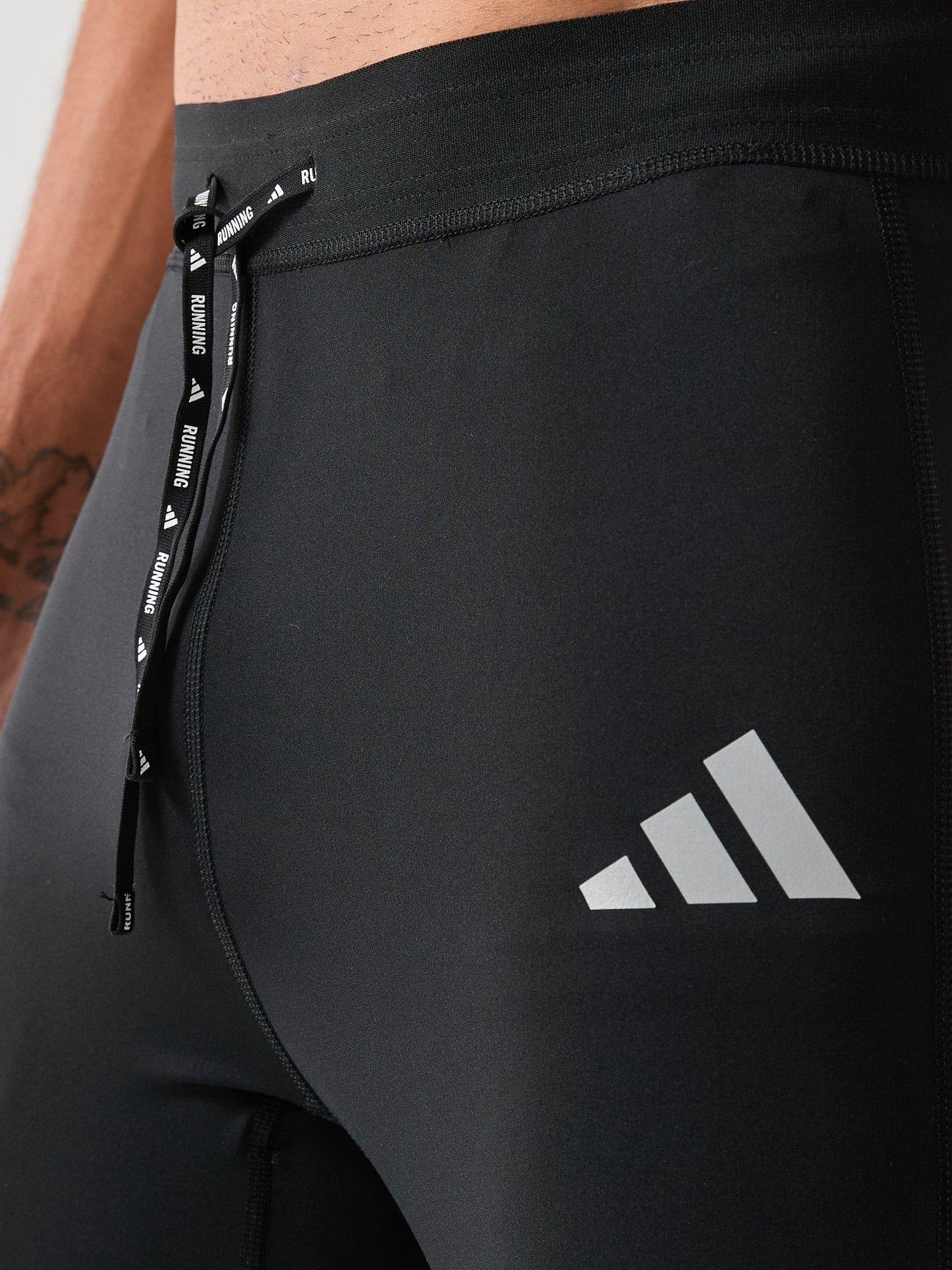 Image 4 of 6 of adidas Mens Running Adi365 Essentials Tights - Black