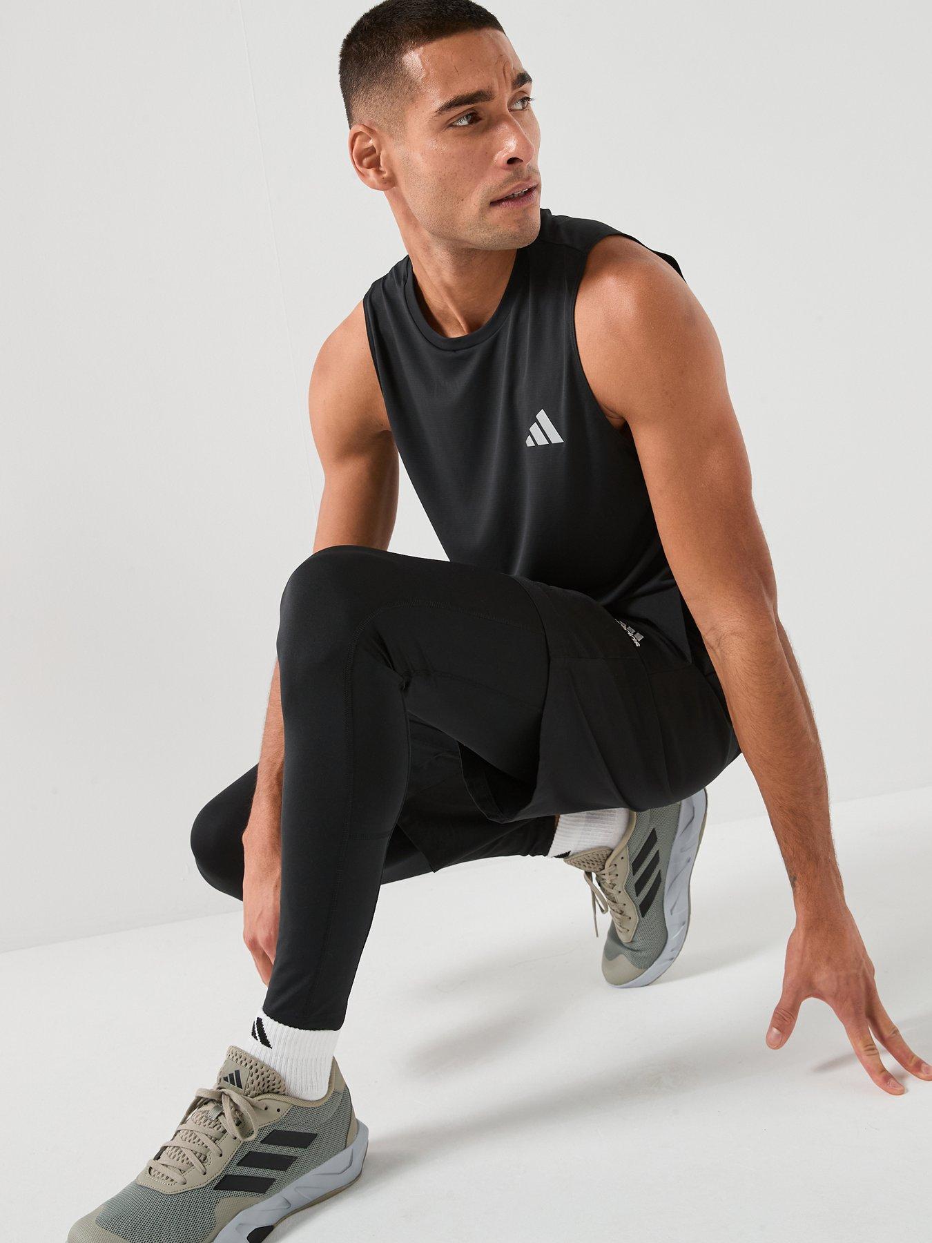 Image 5 of 6 of adidas Mens Running Adi365 Essentials Tights - Black