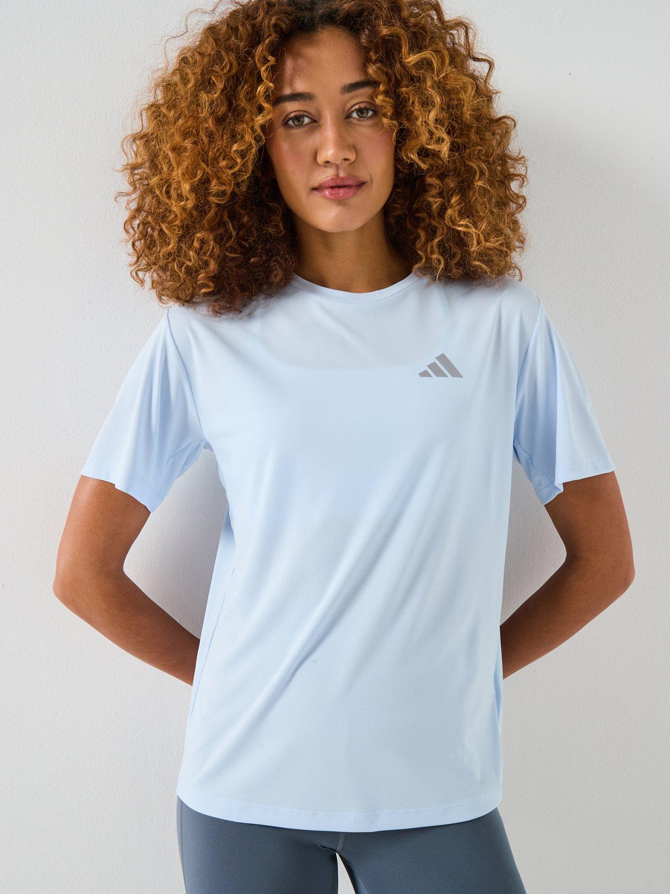 adidas Womens Running Adi365 Essentials T-Shirt - Blue
