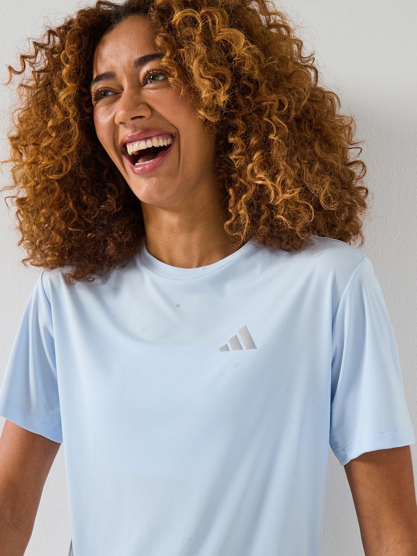 Image 4 of 5 of adidas Womens Running Adi365 Essentials T-Shirt - Blue