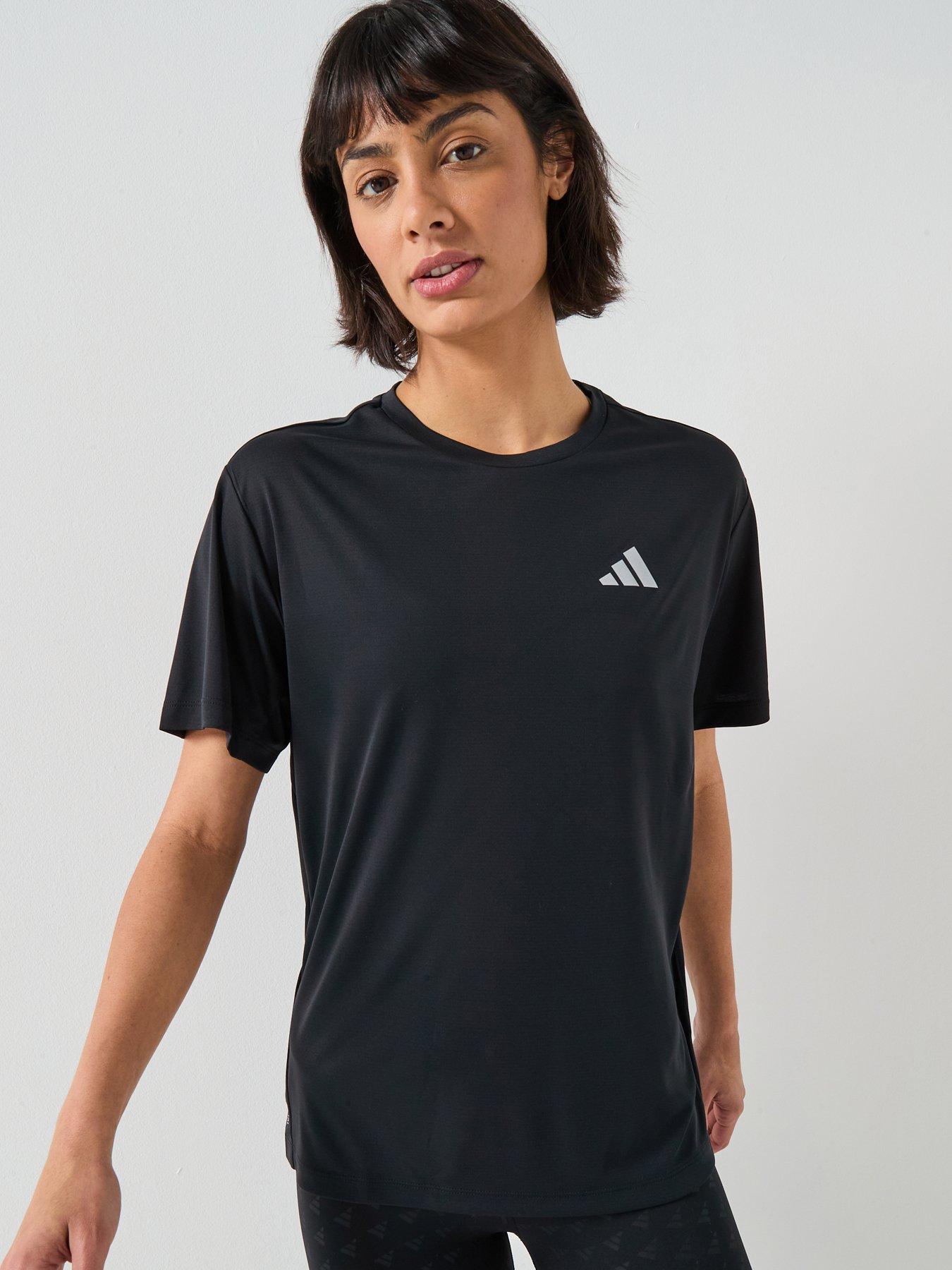 adidas Womens Running Adi365 Essentials T-Shirt - Black