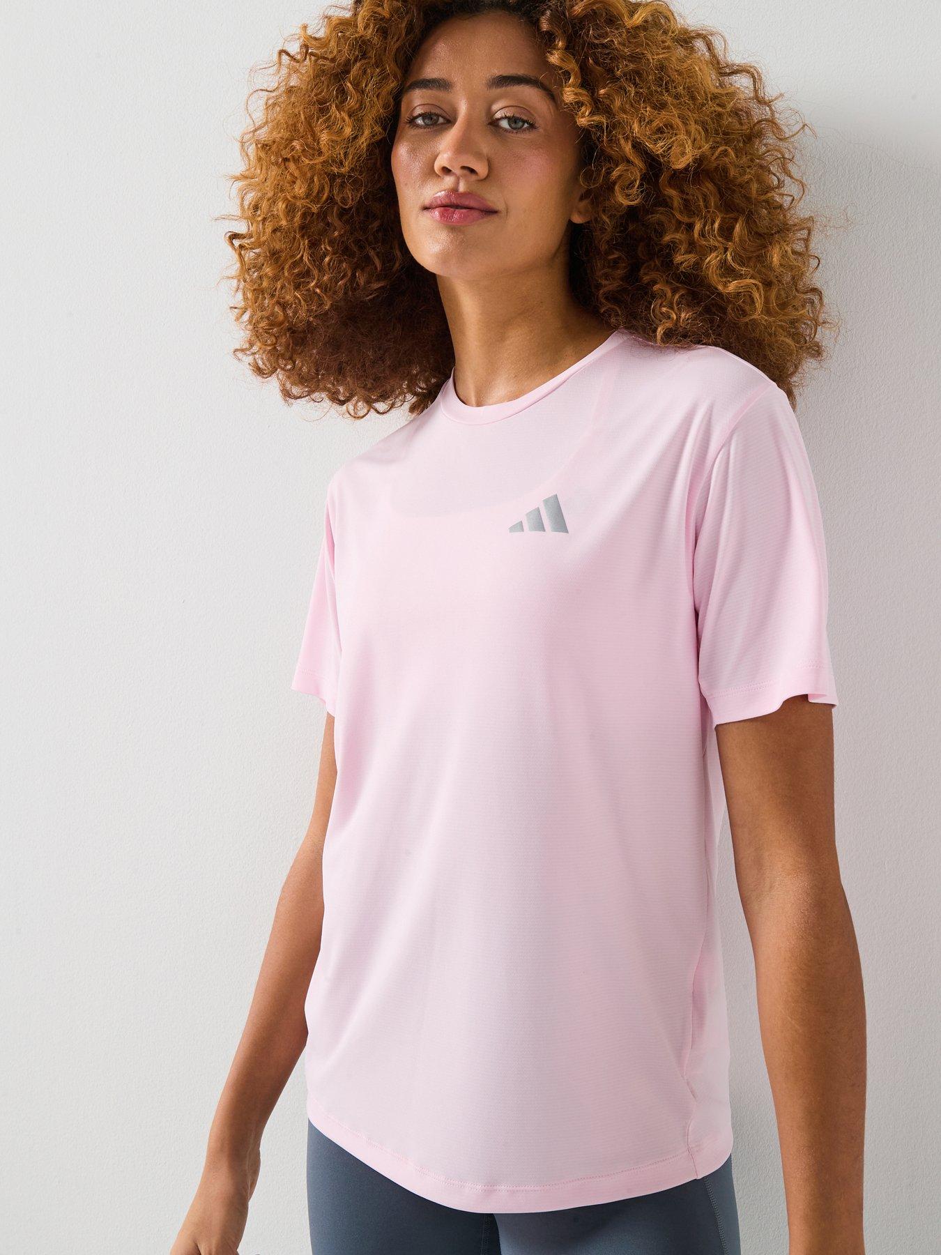 adidas Womens Running Adi365 Essentials T-Shirt - Pink