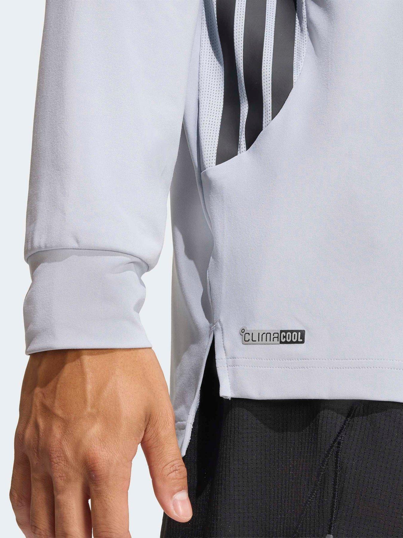 Image 5 of 6 of adidas Mens Training Tech 1/4 Zip - Grey