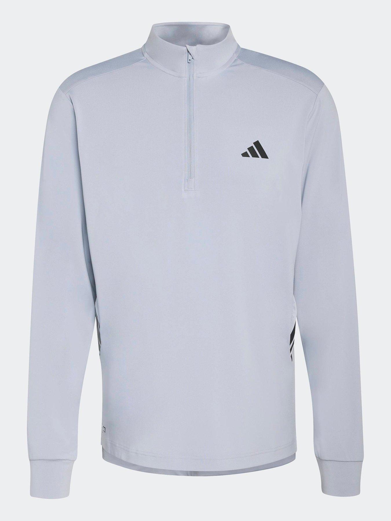 Image 6 of 6 of adidas Mens Training Tech 1/4 Zip - Grey