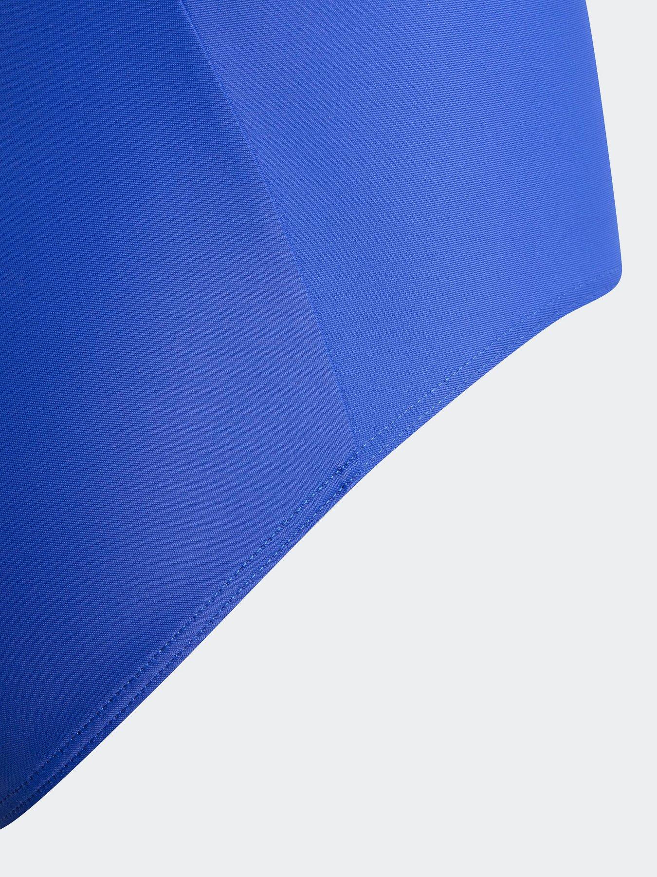 Image 5 of 6 of adidas Junior Girls Essentials V Back Swimsuit - Blue