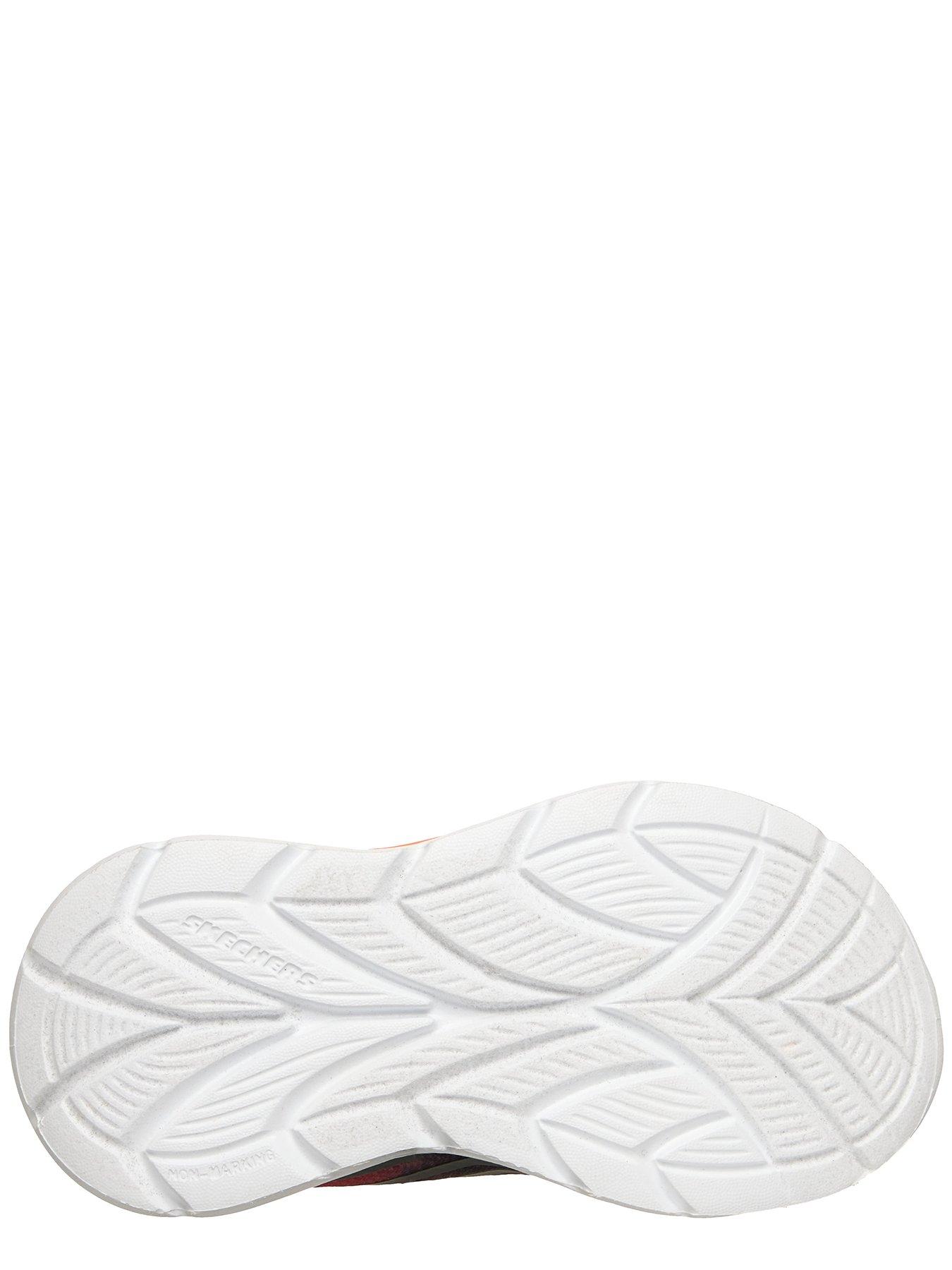 Image 4 of 5 of Skechers Kids Skechers S-lights: Flex-glow Ultra Trainer - Black/orange