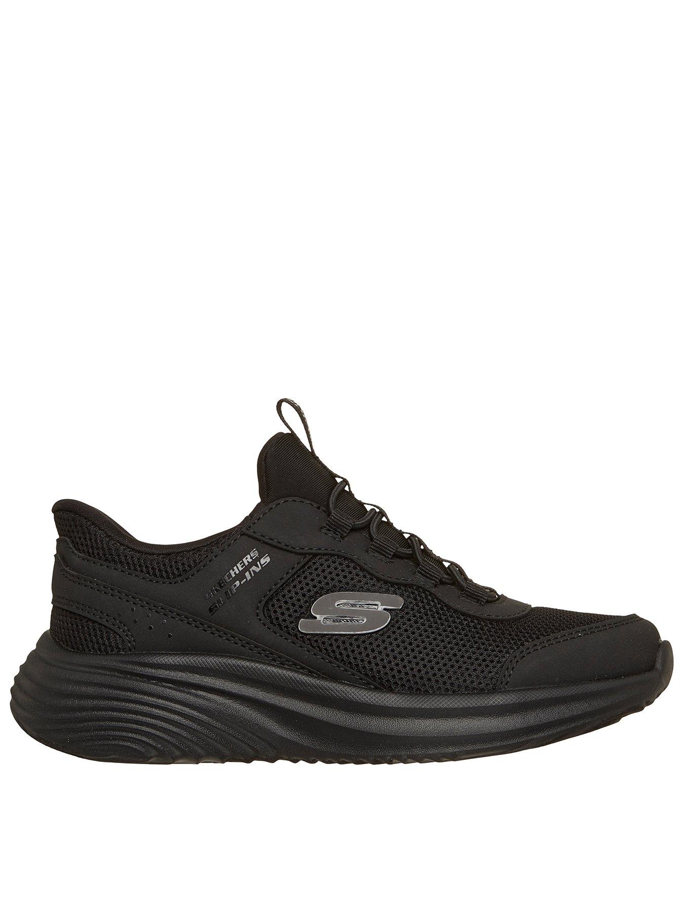 Skechers Kids Bounder Pro Slip-In Trainer - Black