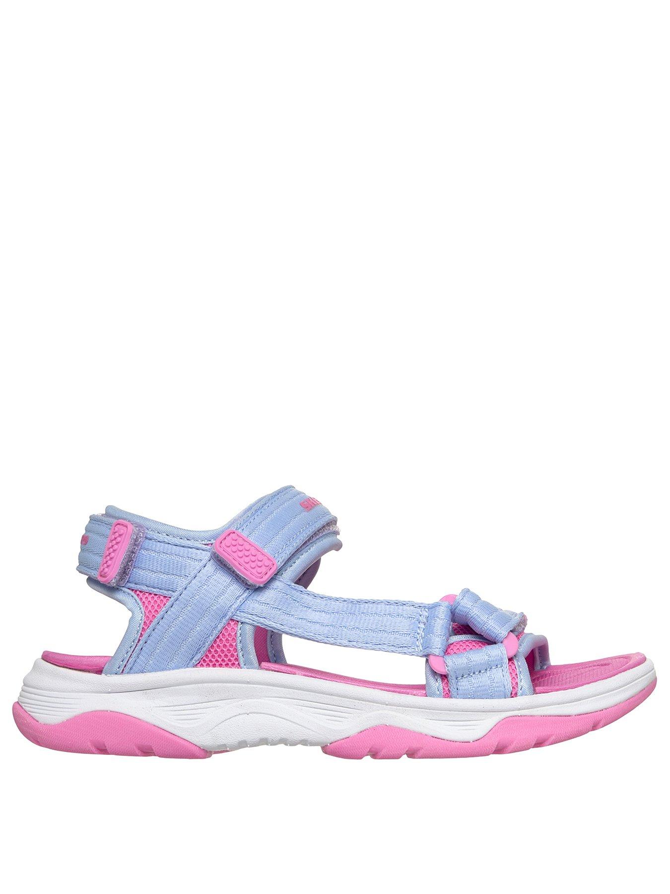 Image 2 of 6 of Skechers Kids Tread Seeker Sandals - Pink/lilac