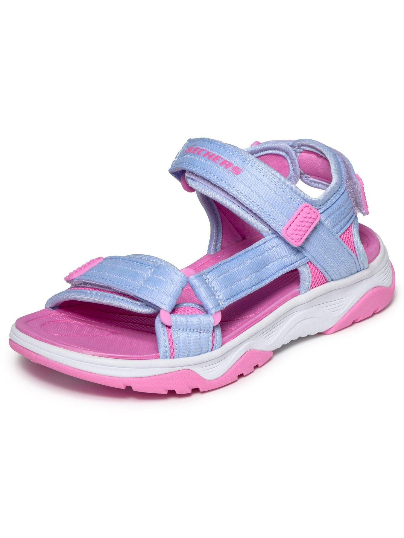Image 6 of 6 of Skechers Kids Tread Seeker Sandals - Pink/lilac