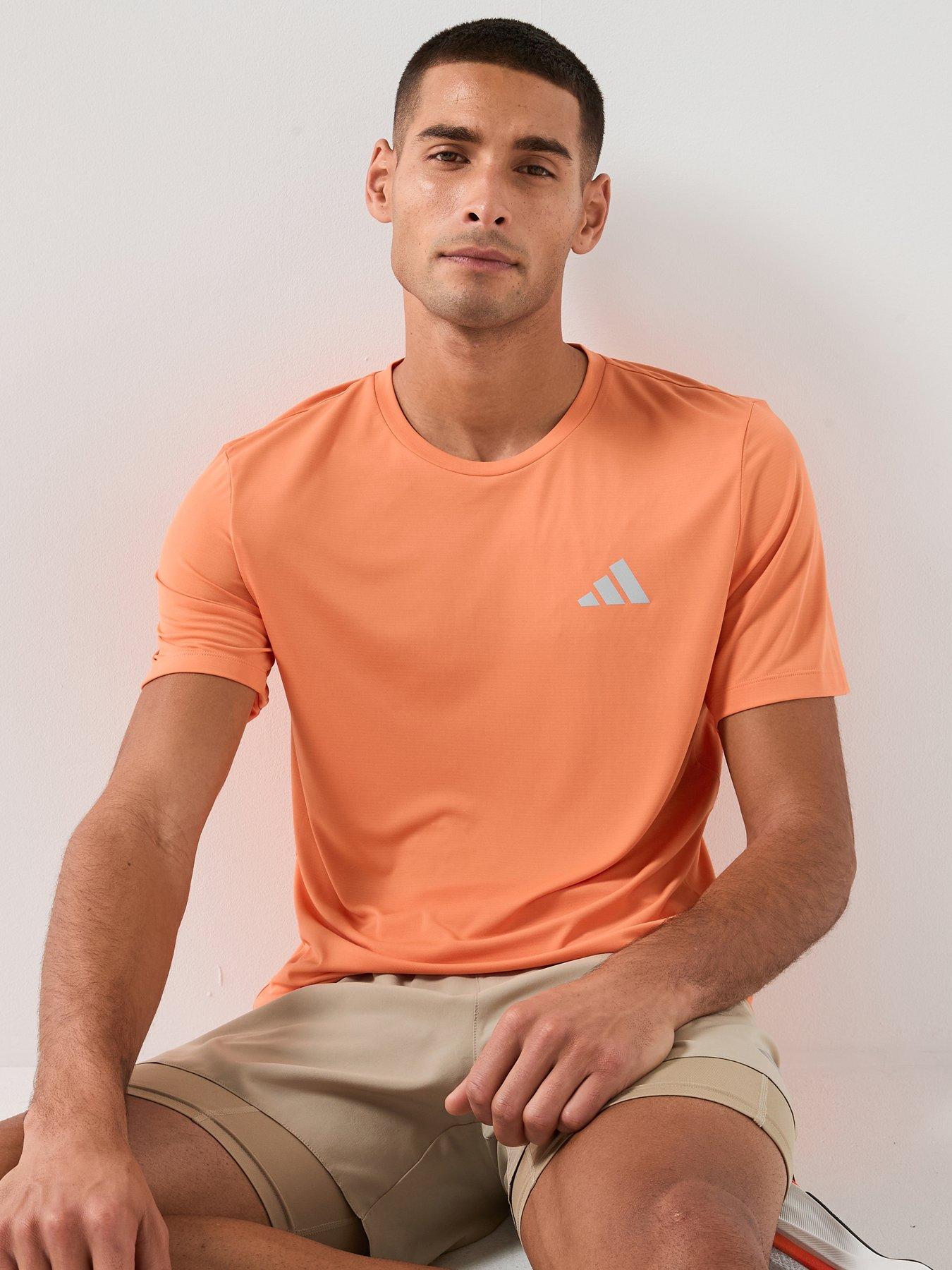 Image 1 of 6 of adidas Mens Running Adi365 Essentials T-Shirt - Orange