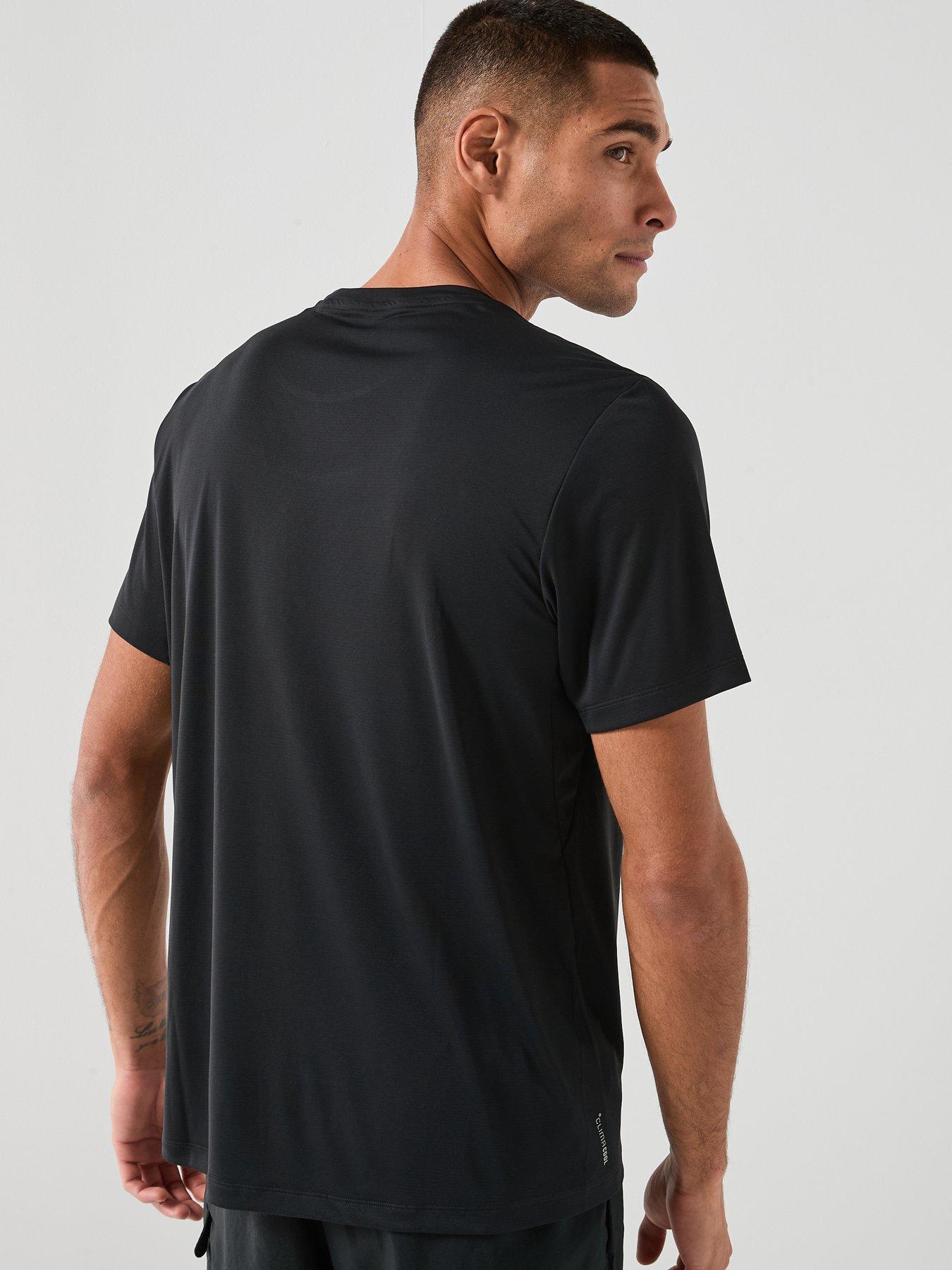 Image 2 of 6 of adidas Mens Running Adi365 Essentials T-Shirt - Black