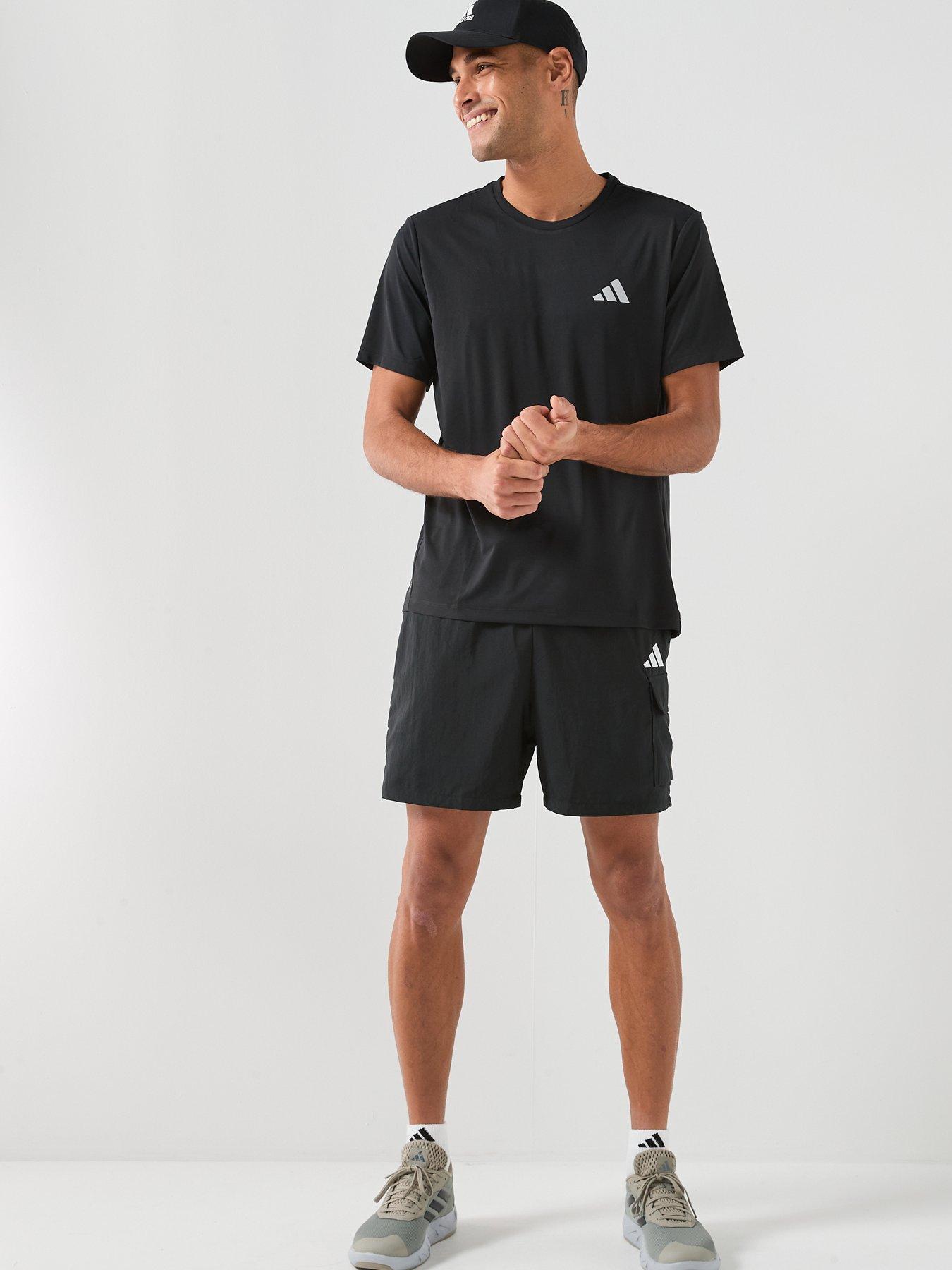 Image 3 of 6 of adidas Mens Running Adi365 Essentials T-Shirt - Black