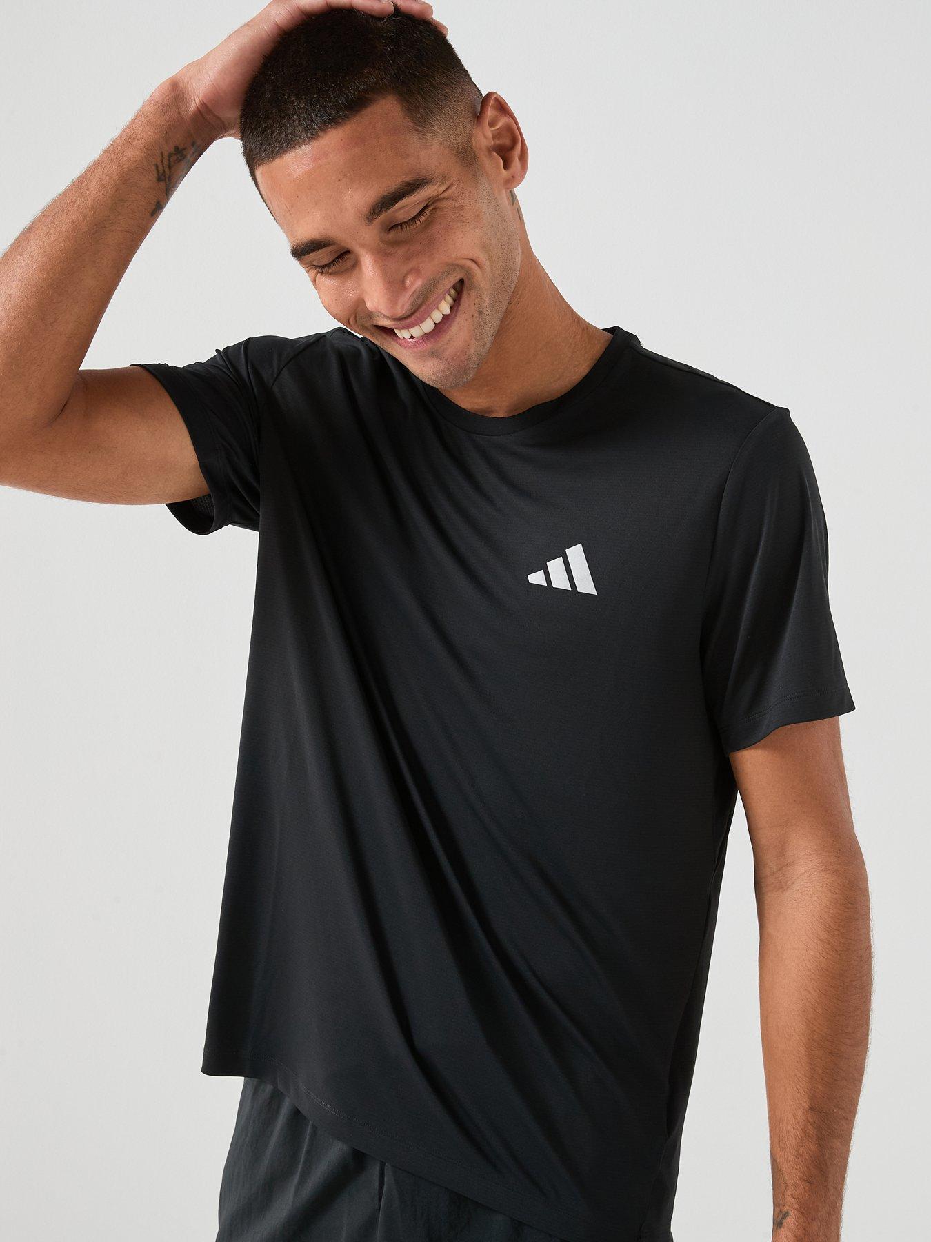 Image 5 of 6 of adidas Mens Running Adi365 Essentials T-Shirt - Black