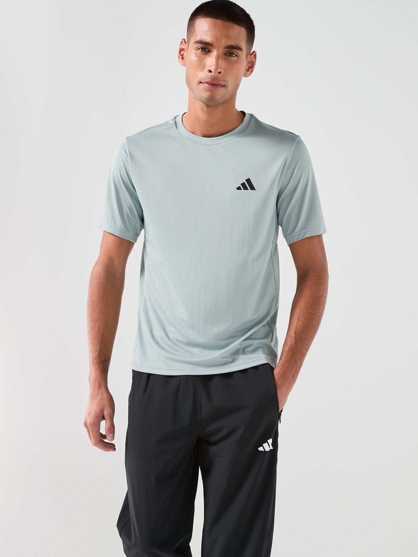 adidas Mens Training Workout Essentials T-Shirt - Green