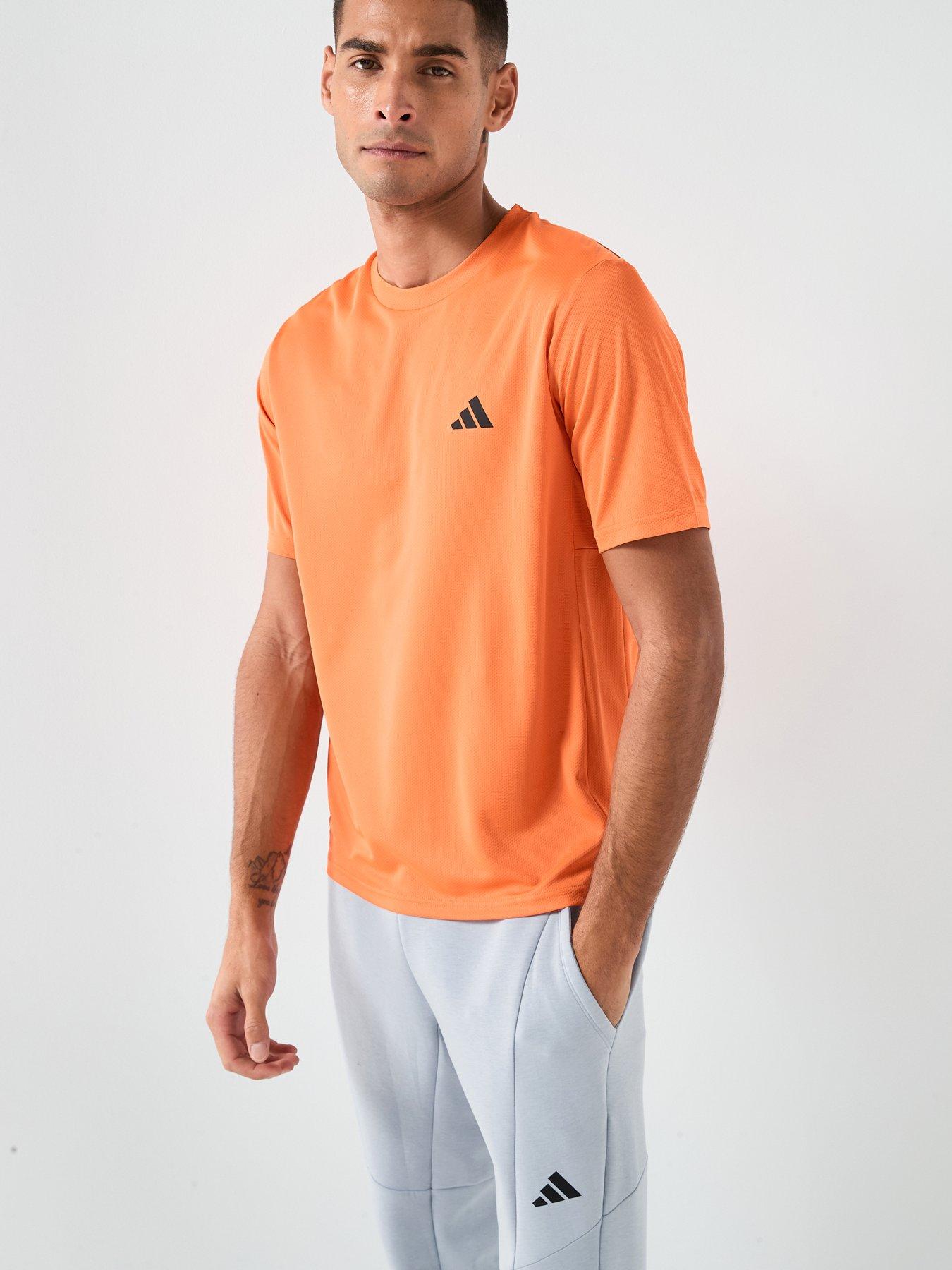 adidas Mens Training Workout Essentials T-Shirt - Orange